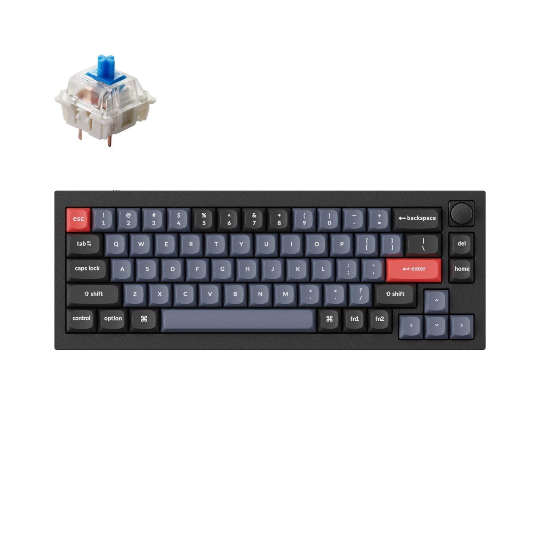Clavier mécanique personnalisé filaire Keychron Q2 QMK (disposition US ANSI)