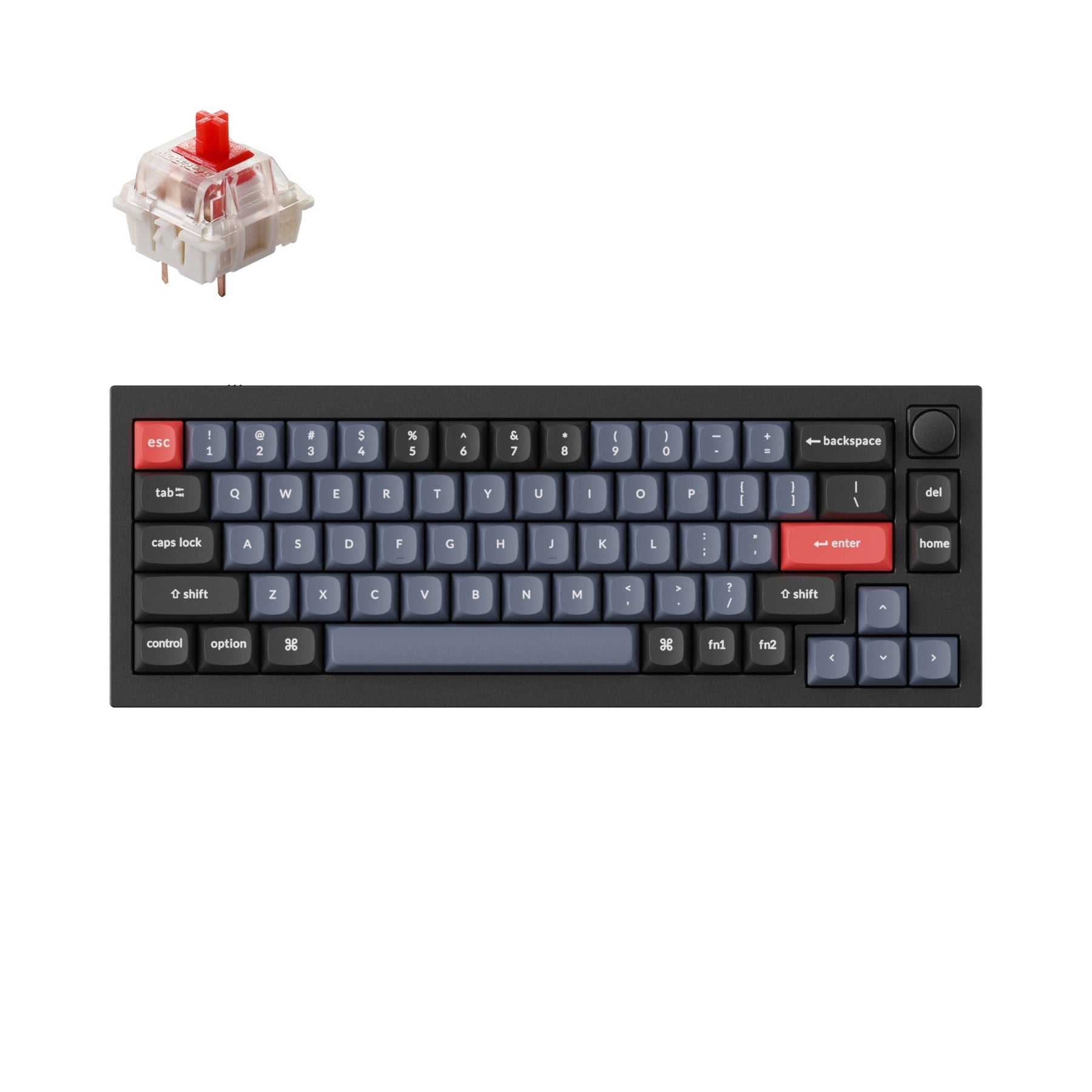 Clavier mécanique personnalisé filaire Keychron Q2 QMK (disposition US ANSI)