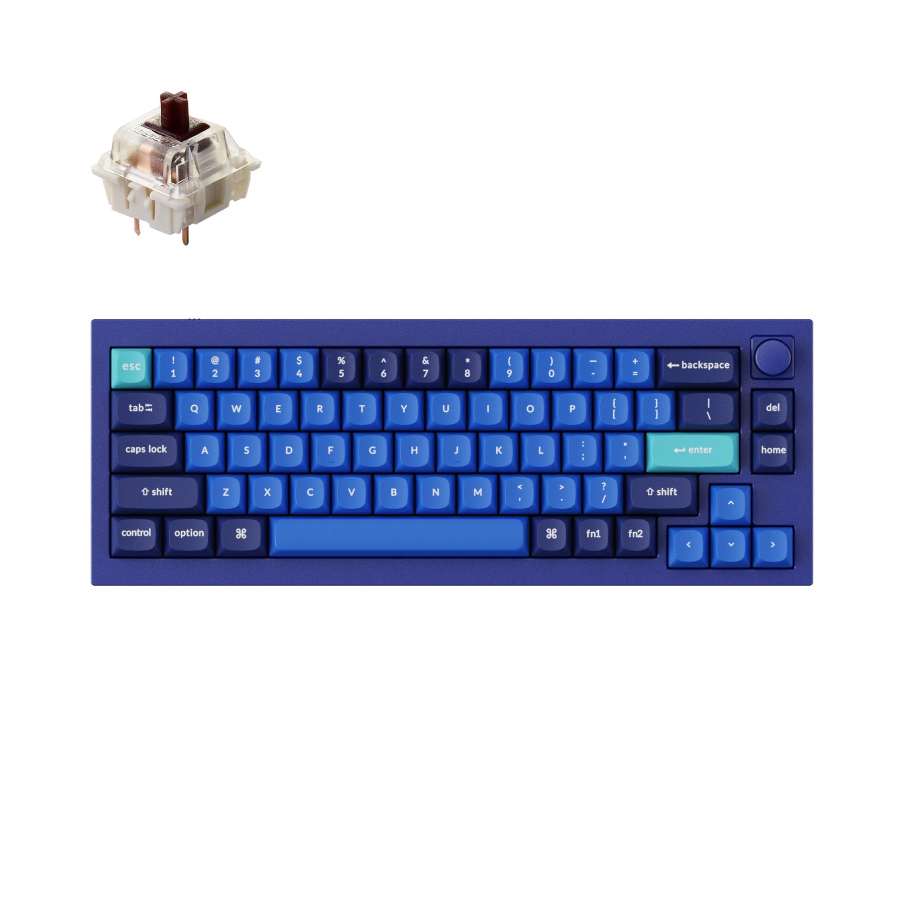 Clavier mécanique personnalisé filaire Keychron Q2 QMK (disposition US ANSI)