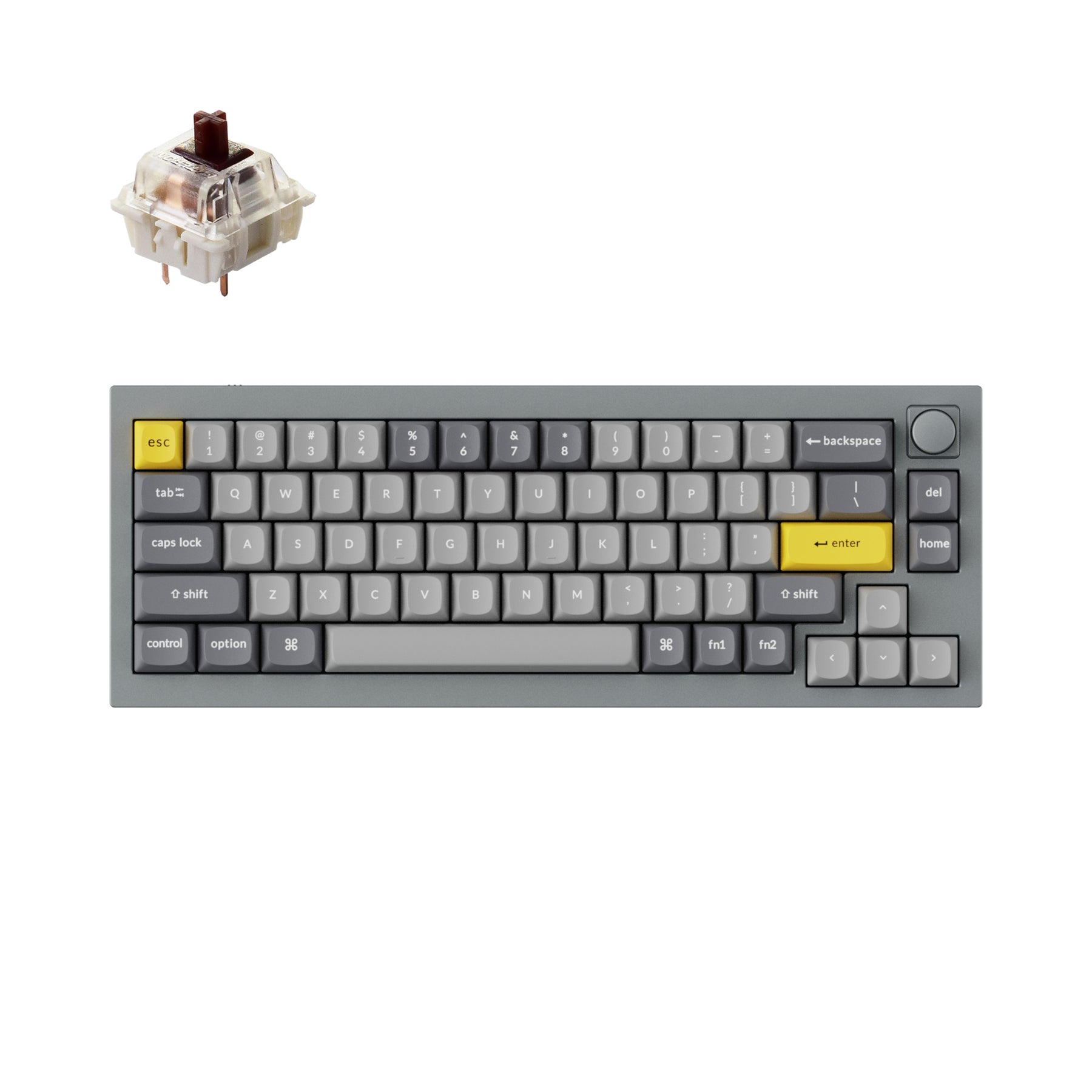 Clavier mécanique personnalisé filaire Keychron Q2 QMK (disposition US ANSI)