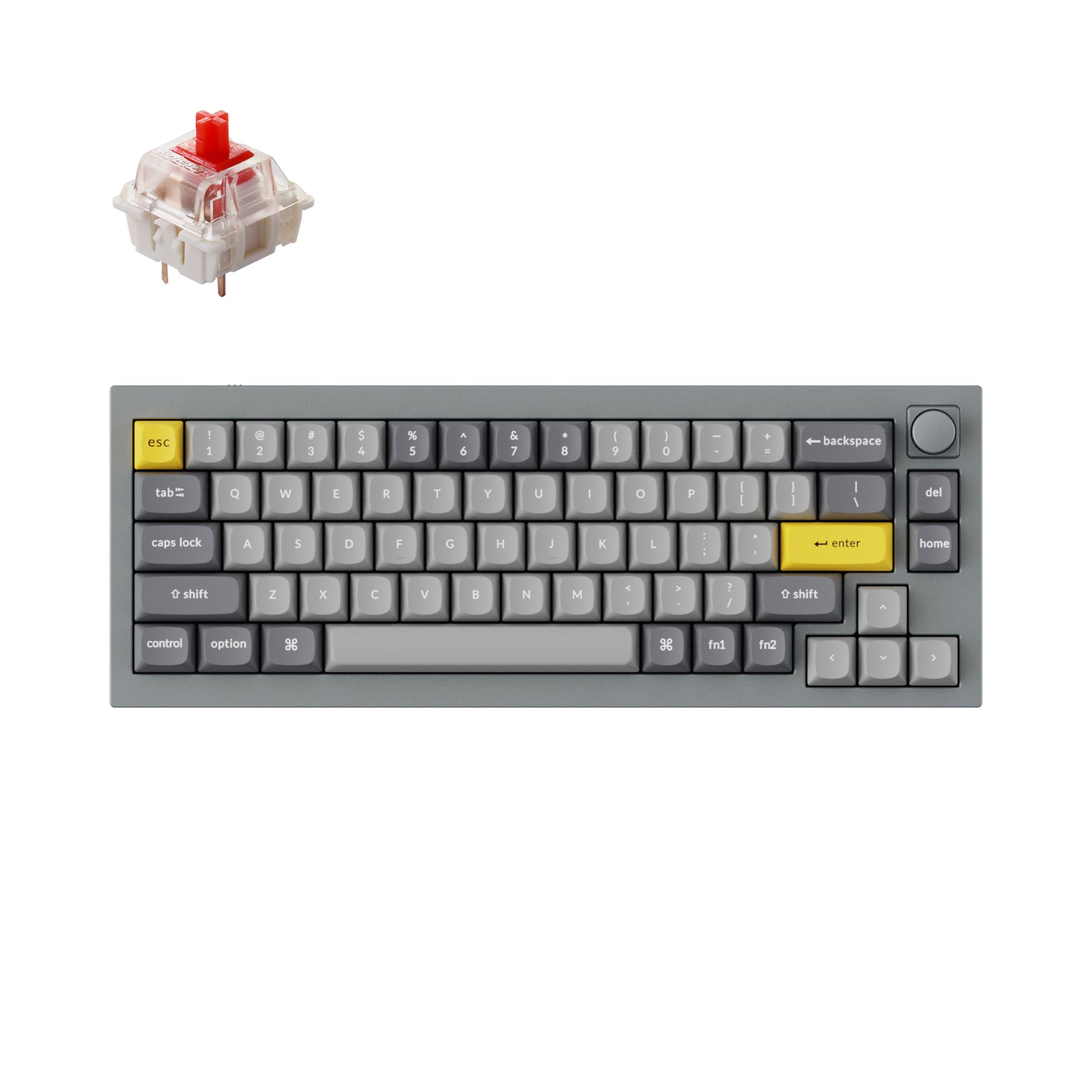 Clavier mécanique personnalisé filaire Keychron Q2 QMK (disposition US ANSI)