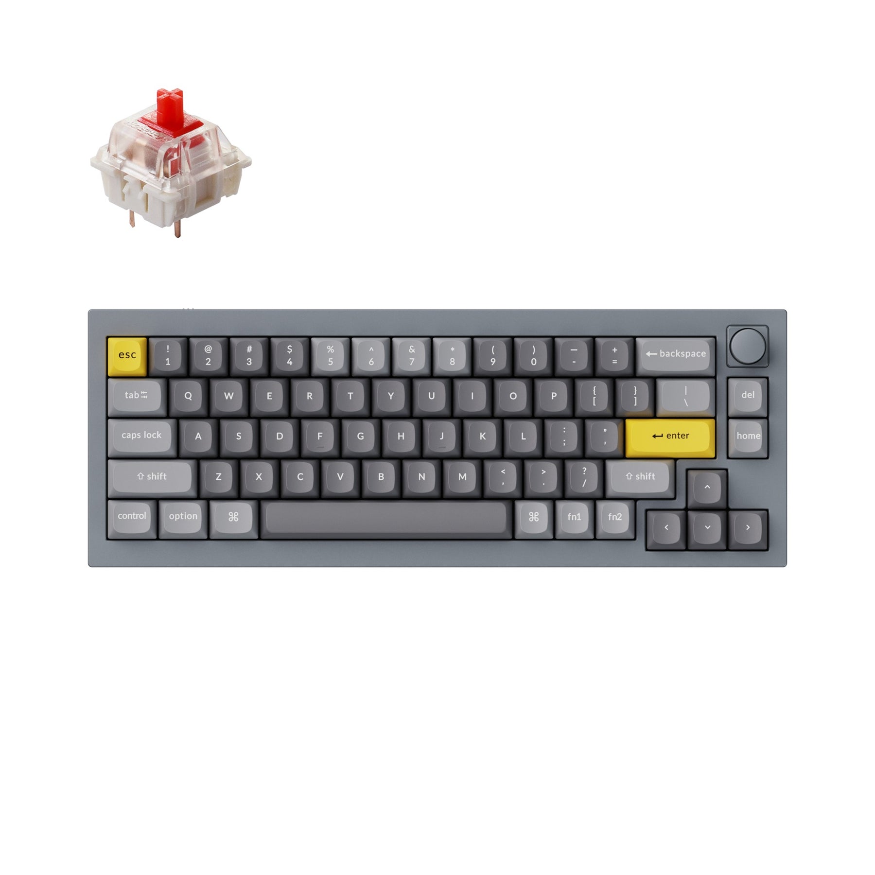 Clavier mécanique personnalisé filaire Keychron Q2 QMK (disposition US ANSI)