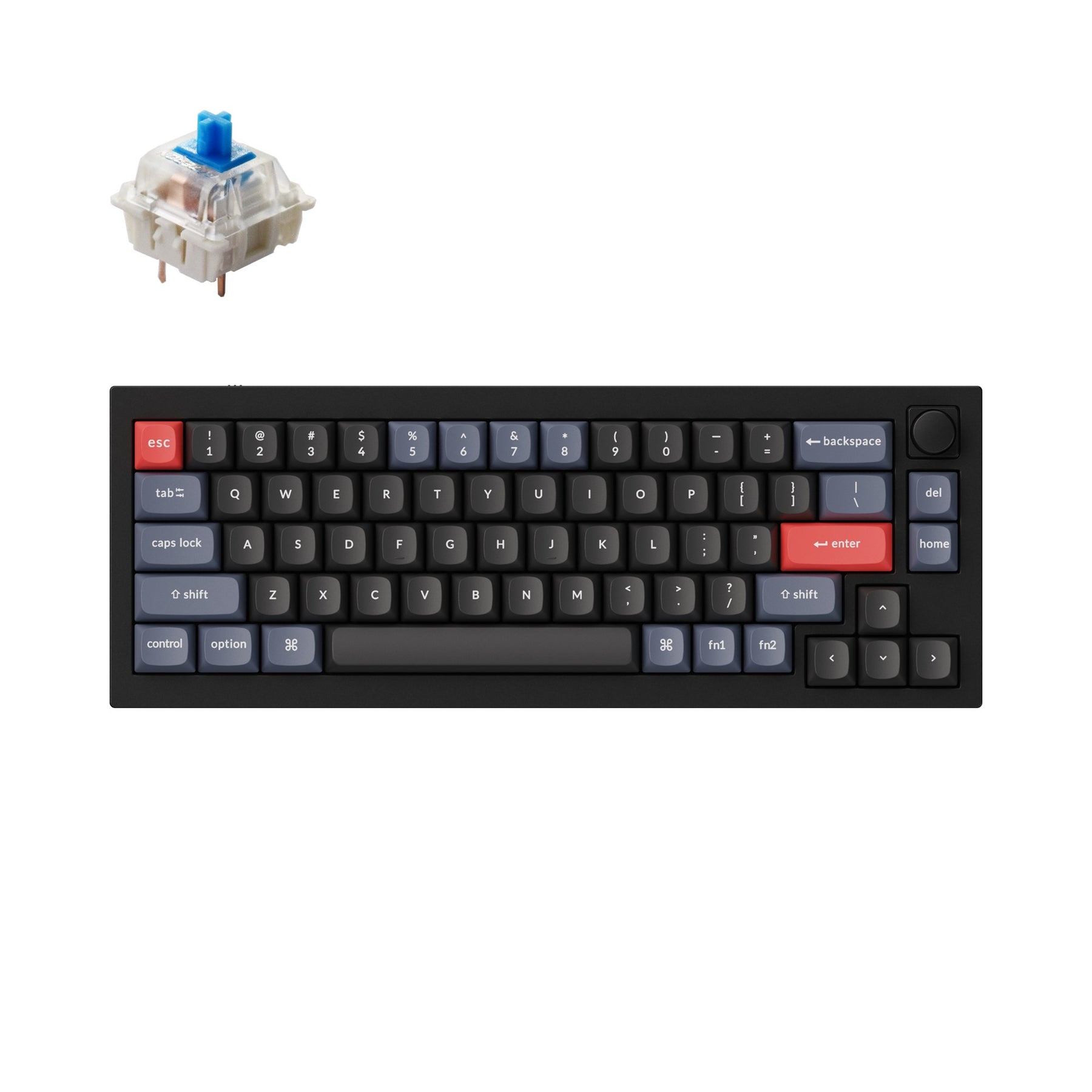 Clavier mécanique personnalisé filaire Keychron Q2 QMK (disposition US ANSI)
