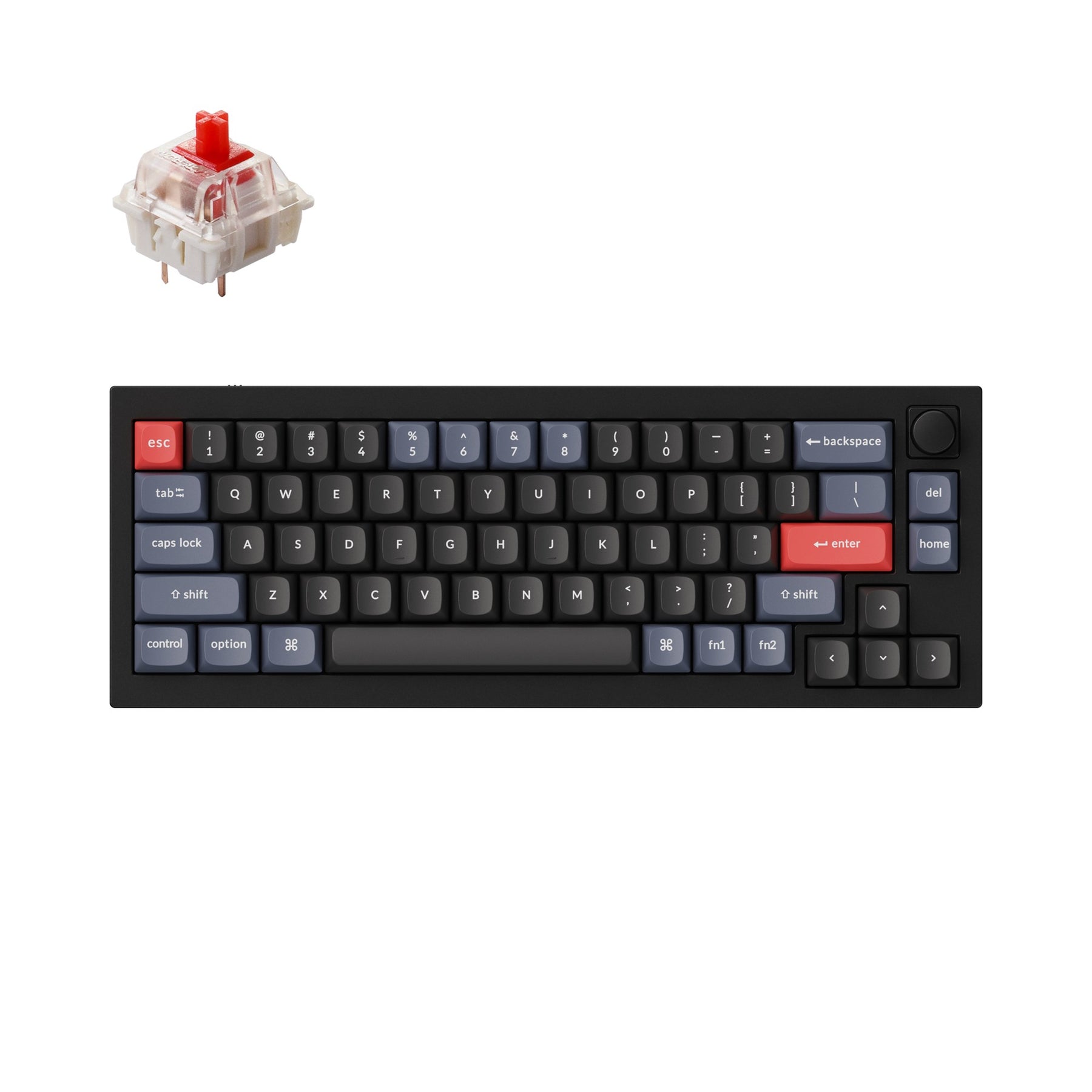 Clavier mécanique personnalisé filaire Keychron Q2 QMK (disposition US ANSI)
