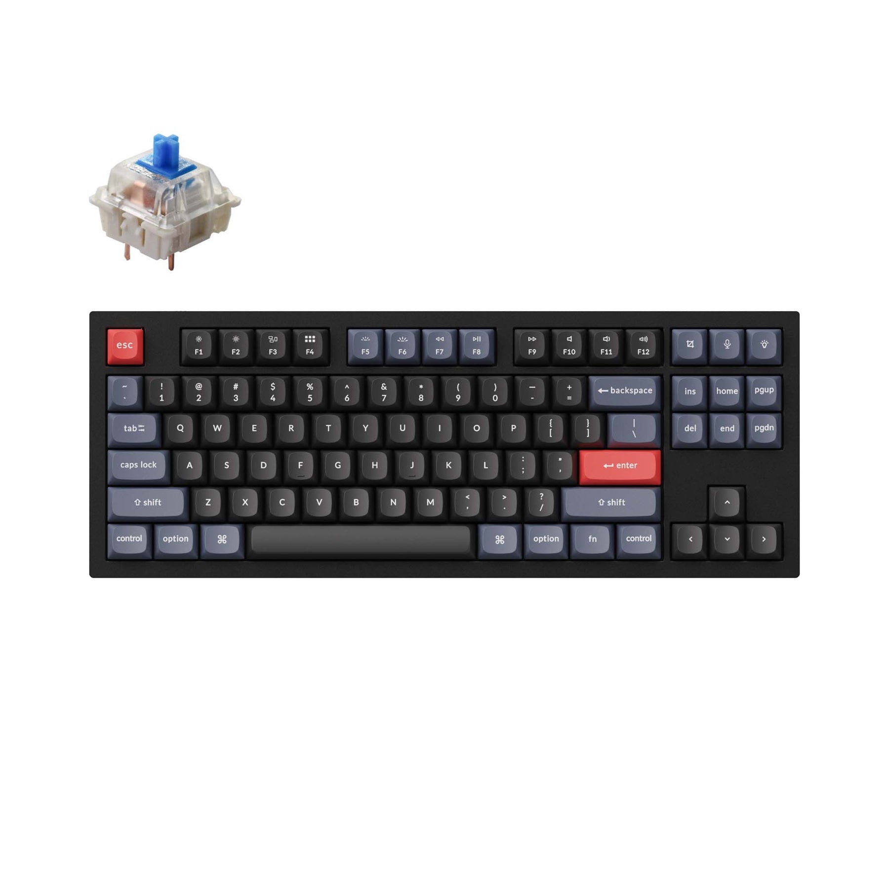 Clavier mécanique personnalisé filaire Keychron Q3 QMK (disposition US ANSI)