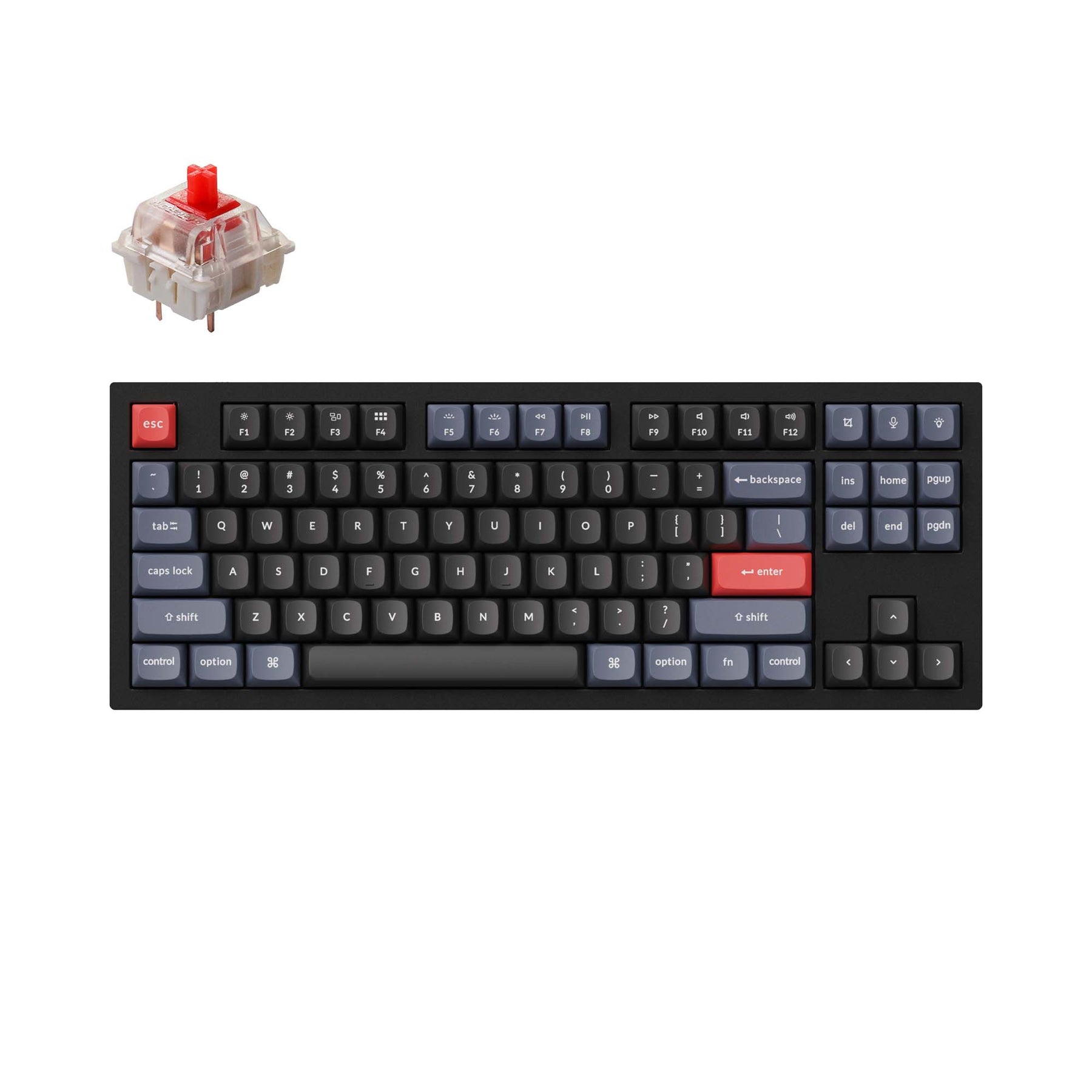 Clavier mécanique personnalisé filaire Keychron Q3 QMK (disposition US ANSI)