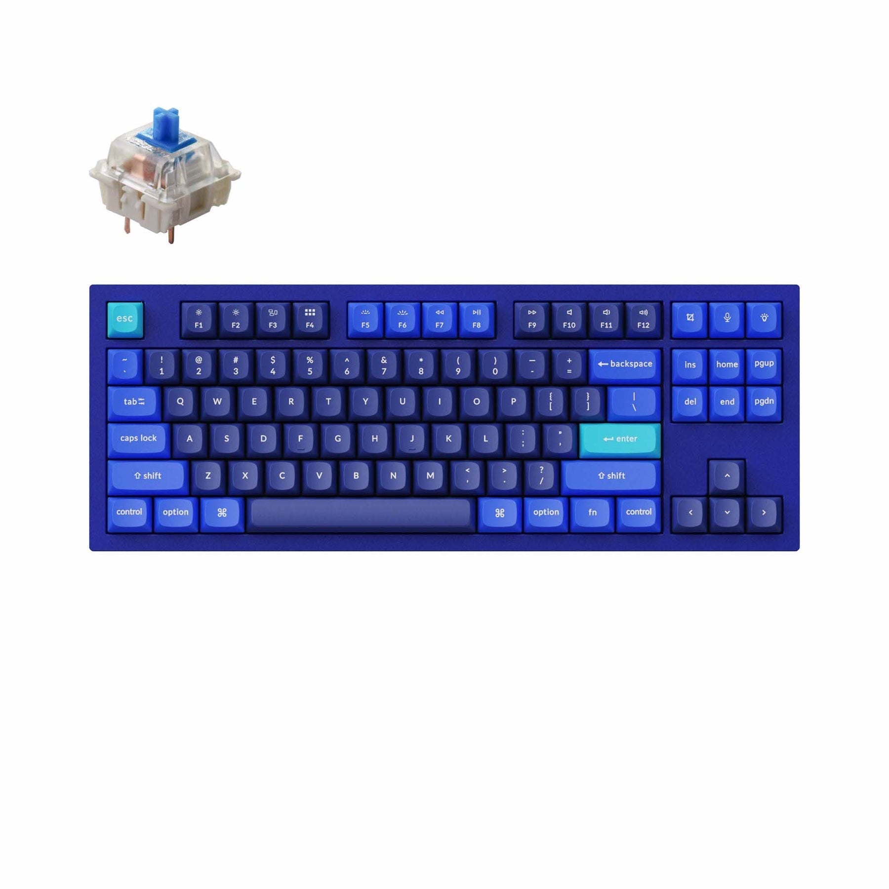 Clavier mécanique personnalisé filaire Keychron Q3 QMK (disposition US ANSI)