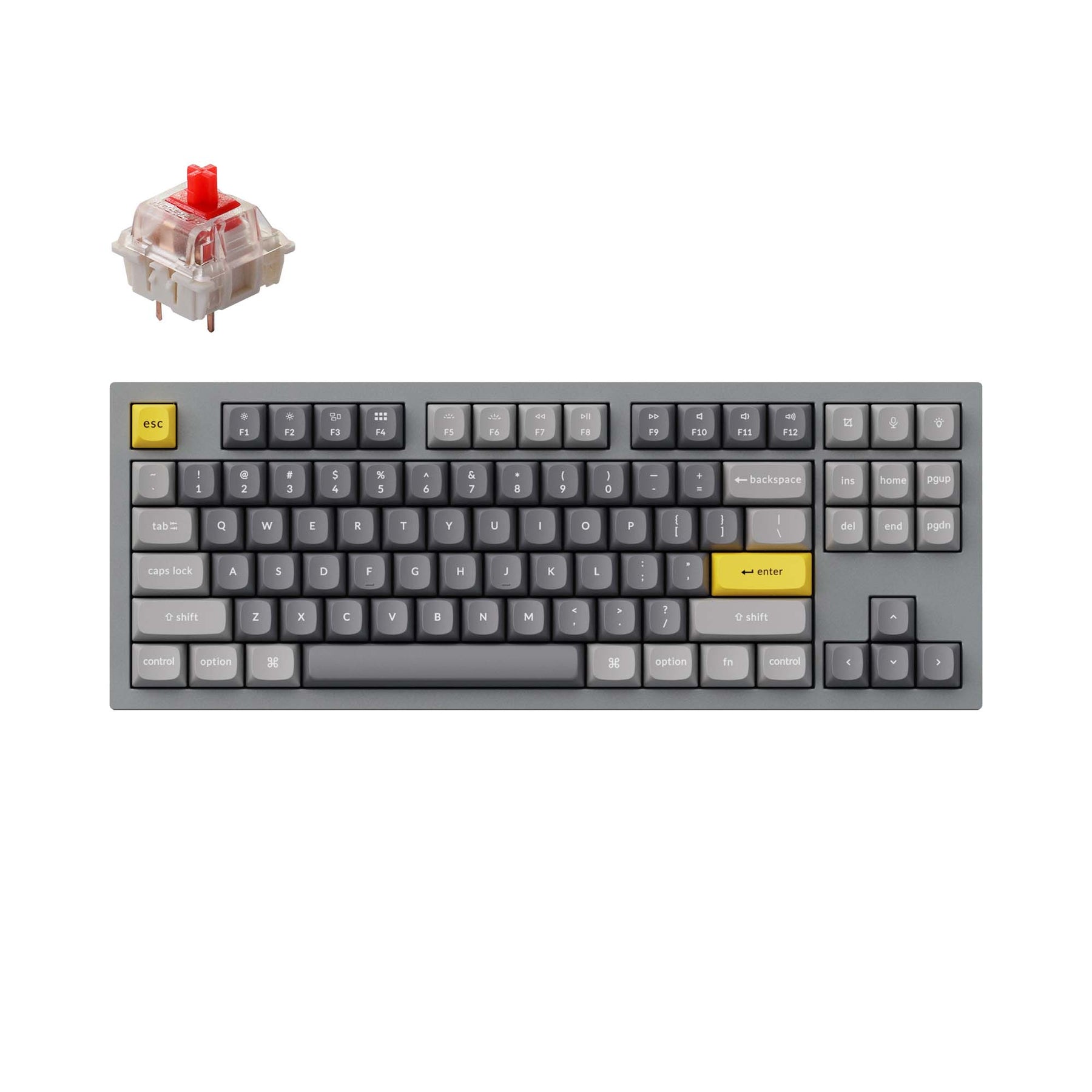 Clavier mécanique personnalisé filaire Keychron Q3 QMK (disposition US ANSI)