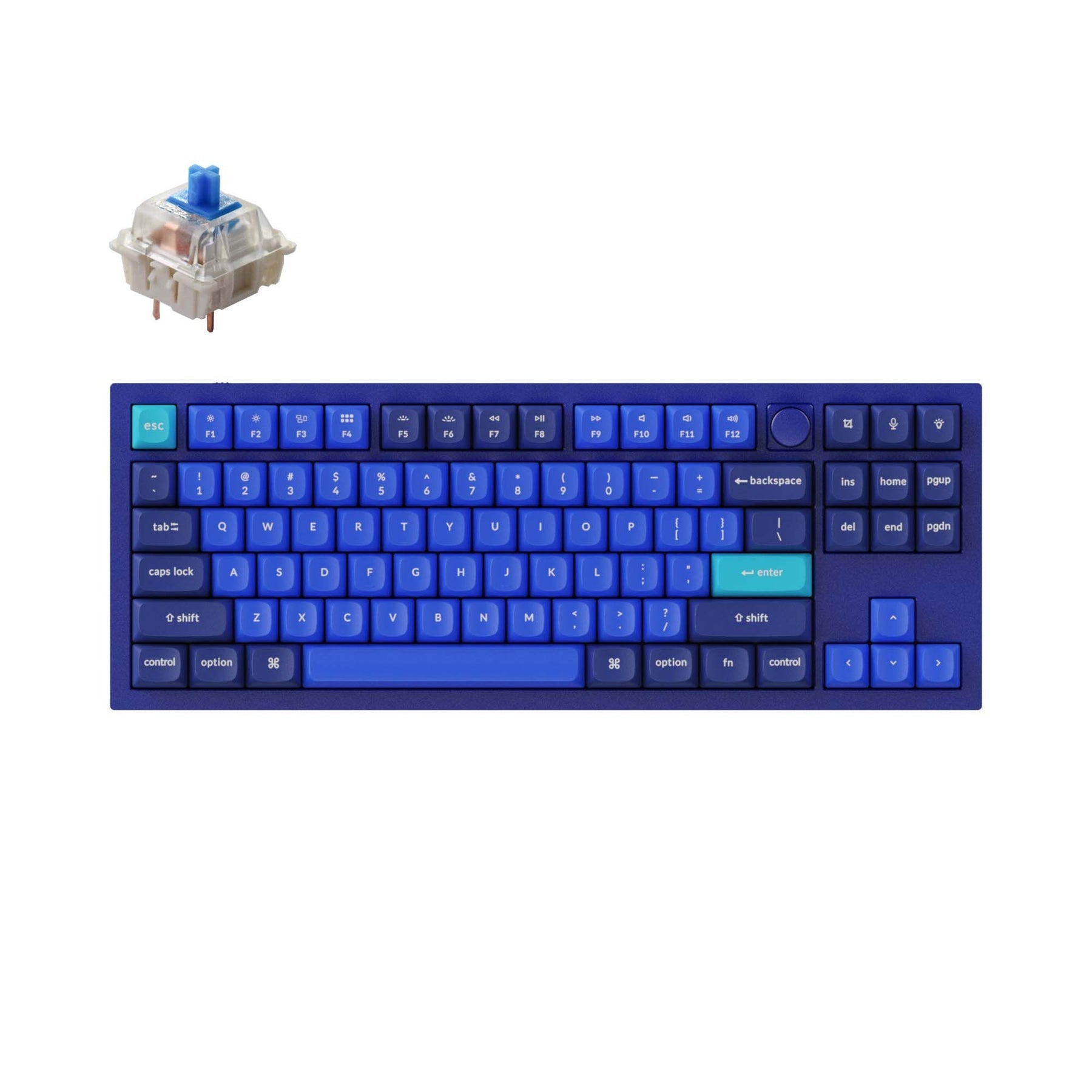 Clavier mécanique personnalisé filaire Keychron Q3 QMK (disposition US ANSI)