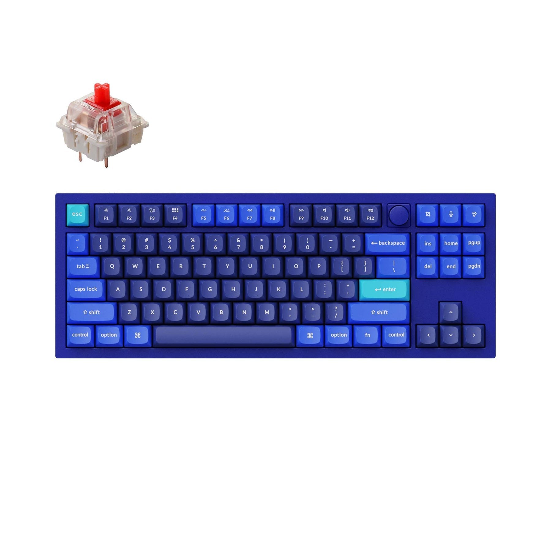 Clavier mécanique personnalisé filaire Keychron Q3 QMK (disposition US ANSI)