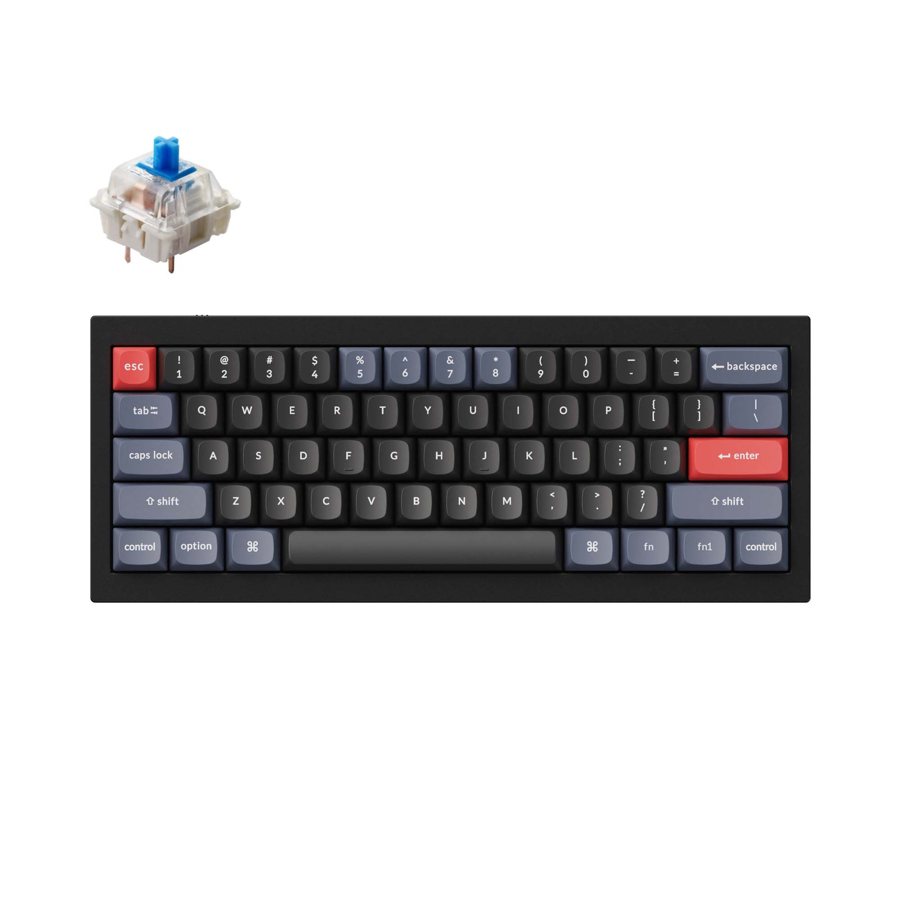 Clavier mécanique personnalisé filaire Keychron Q4 QMK (disposition US ANSI)