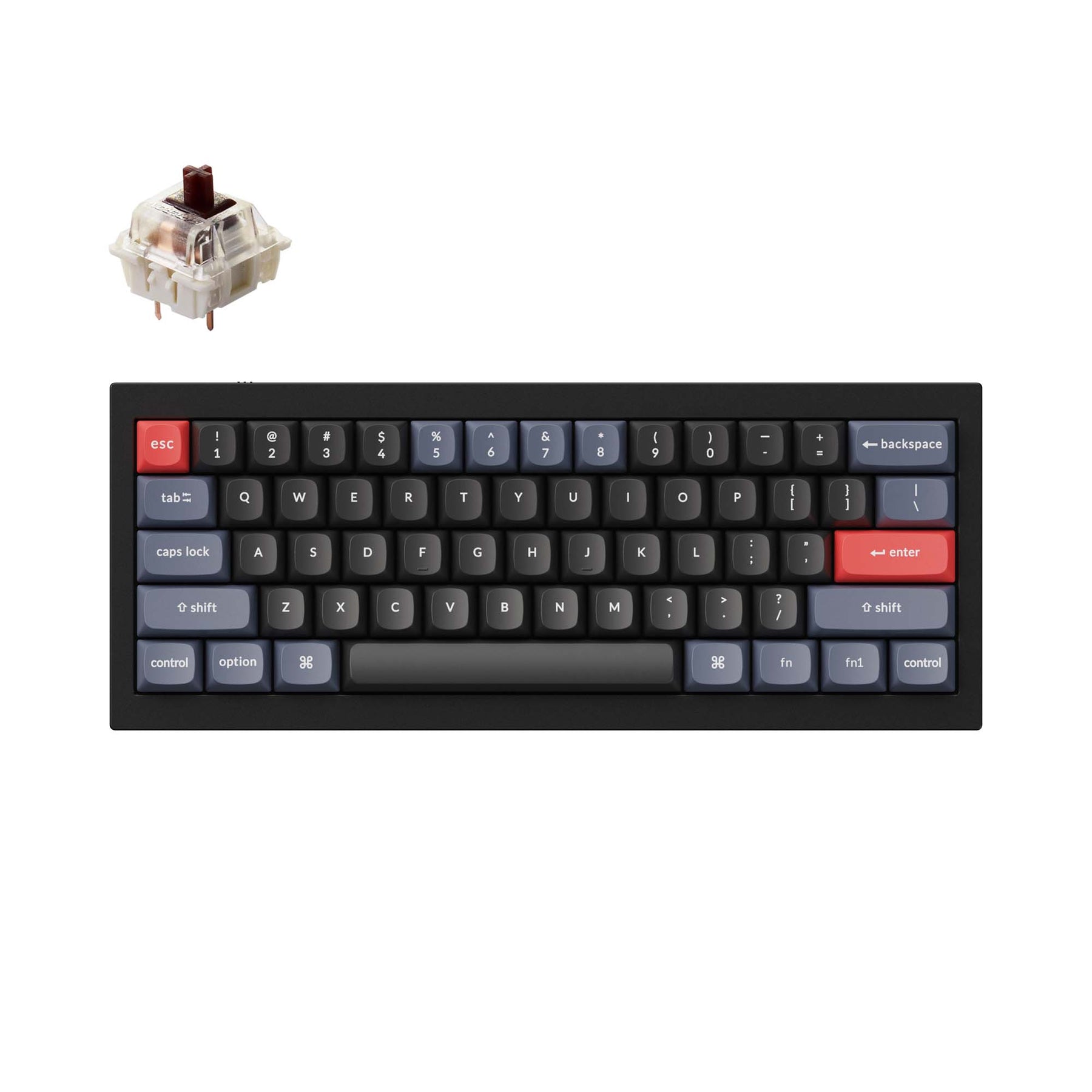Clavier mécanique personnalisé filaire Keychron Q4 QMK (disposition US ANSI)