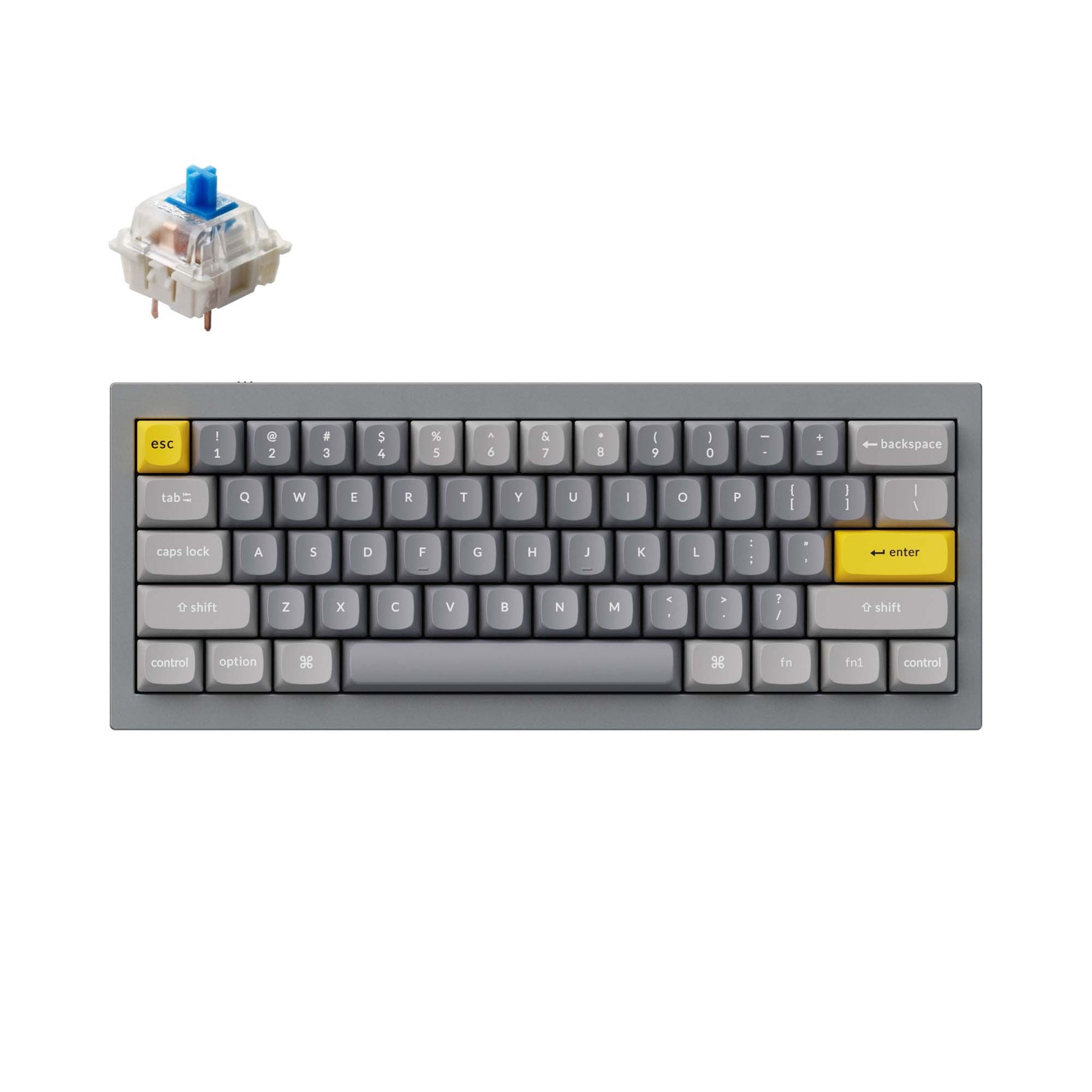 Clavier mécanique personnalisé filaire Keychron Q4 QMK (disposition US ANSI)