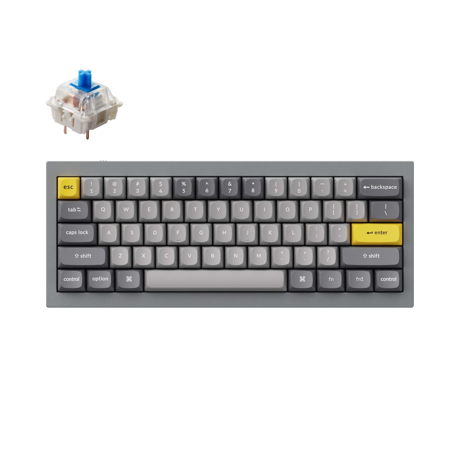 Clavier mécanique personnalisé filaire Keychron Q4 QMK (disposition US ANSI)