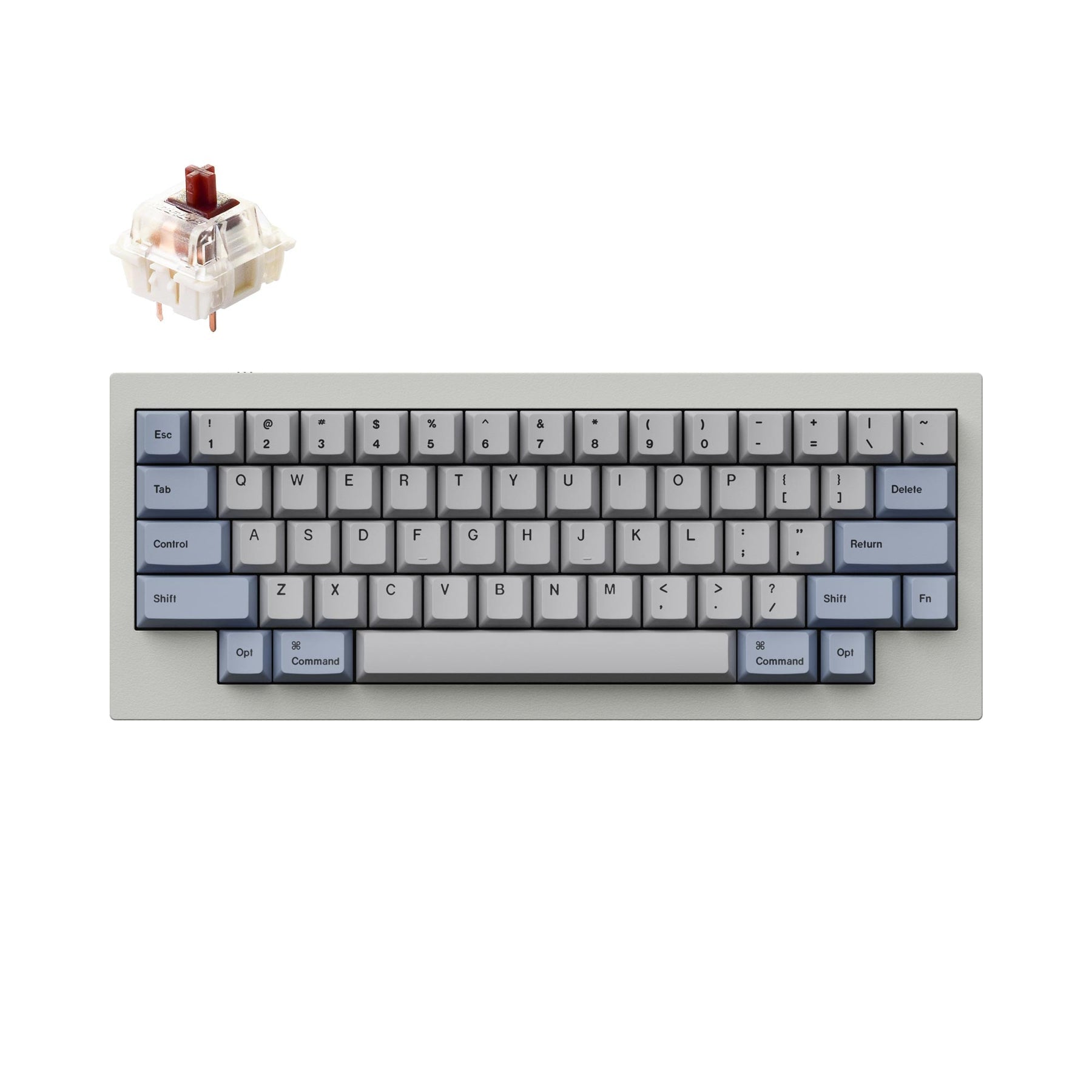Clavier mécanique personnalisé filaire Keychron Q60 QMK (disposition US ANSI)
