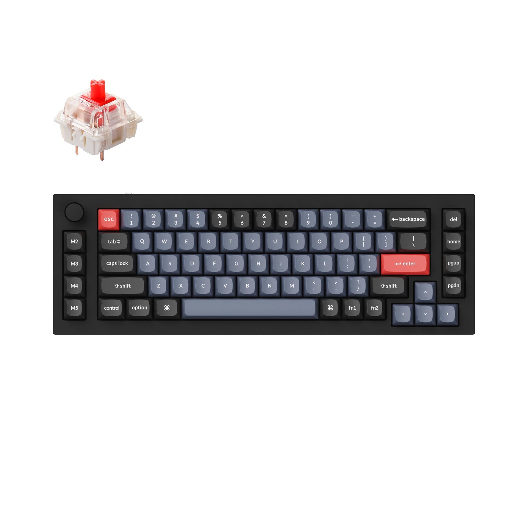 Clavier mécanique personnalisé filaire Keychron Q65 QMK (disposition US ANSI)