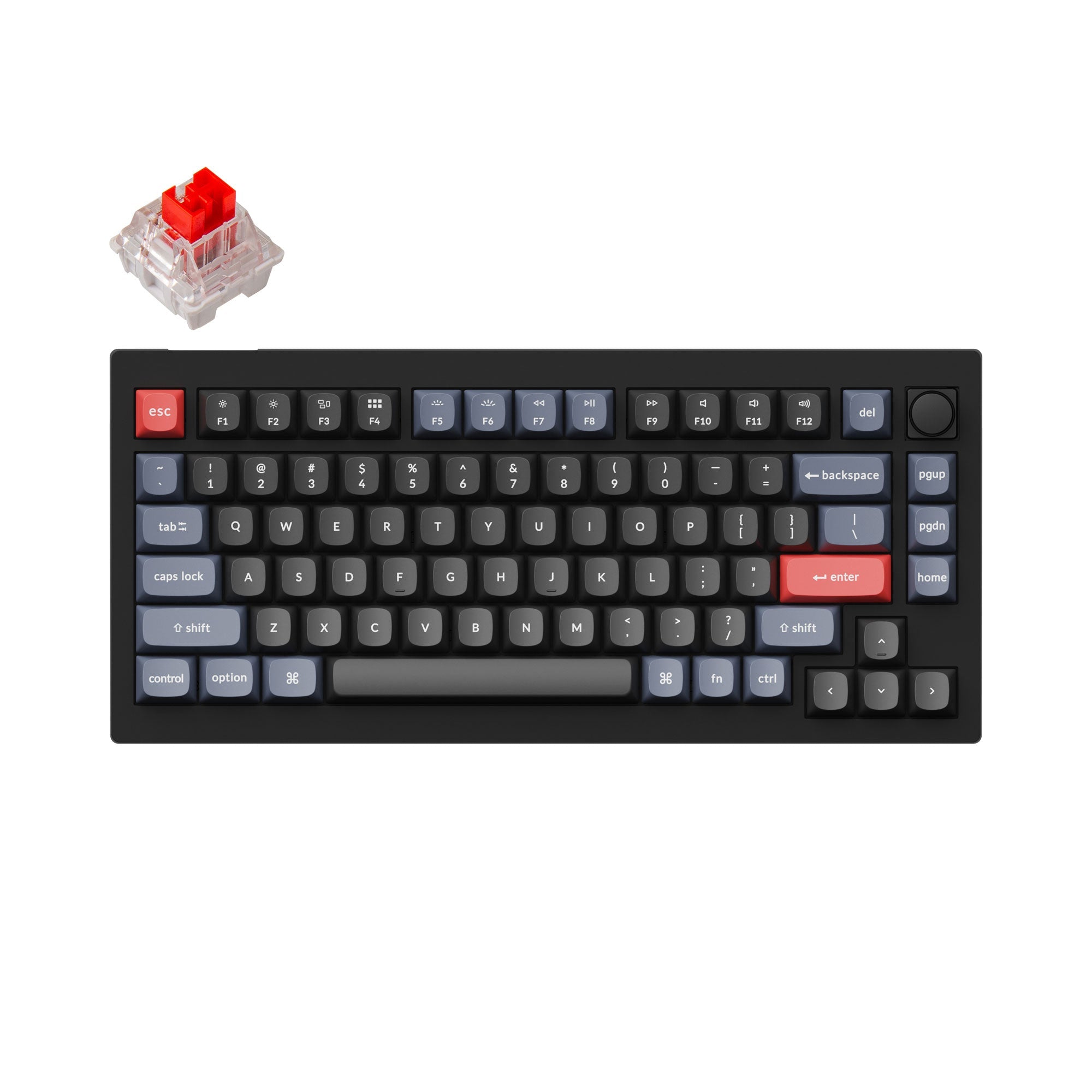 Clavier mécanique personnalisé filaire Keychron V1 QMK (disposition US ANSI)