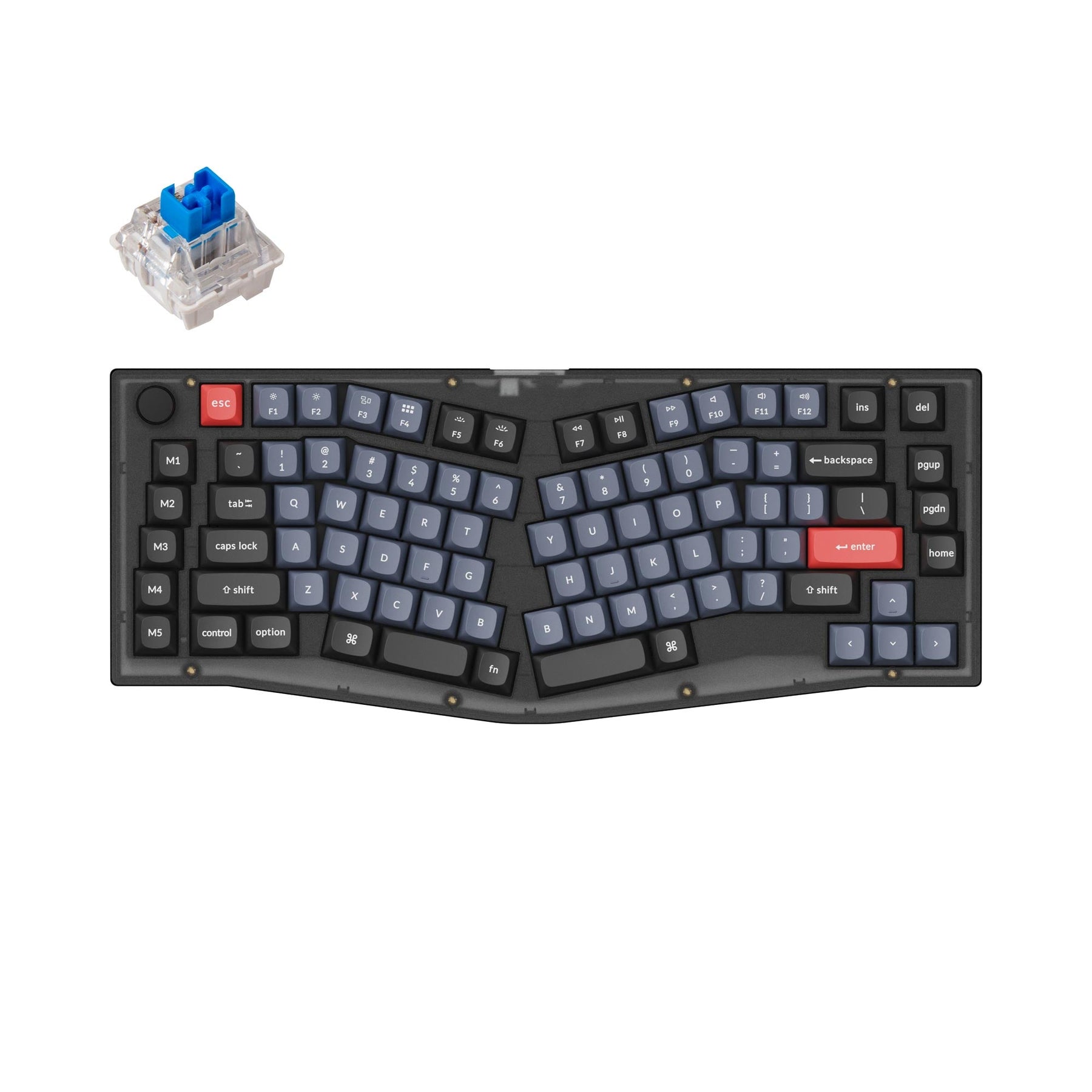 Clavier mécanique personnalisé filaire Keychron V10 QMK (disposition US ANSI)