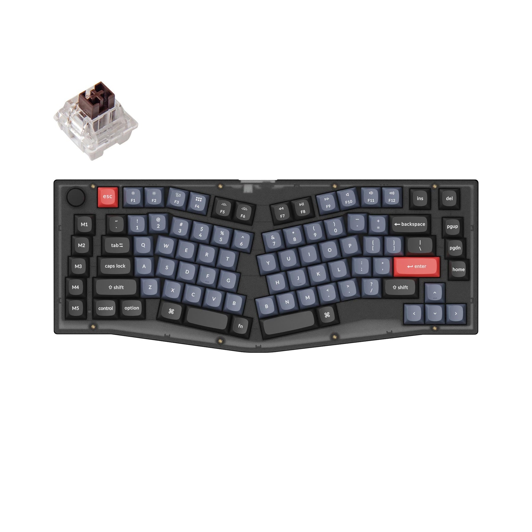 Clavier mécanique personnalisé filaire Keychron V10 QMK (disposition US ANSI)
