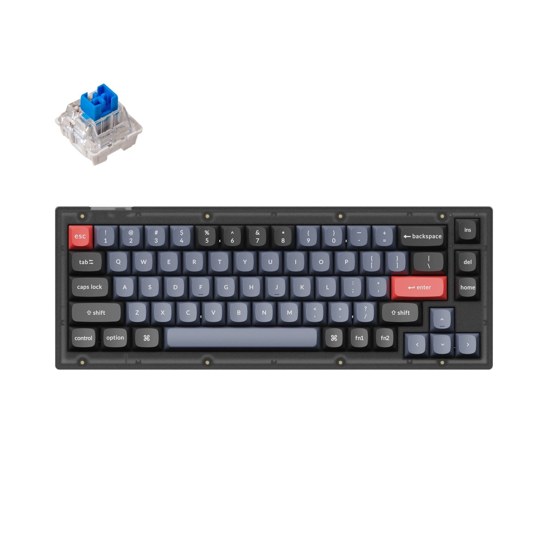 Clavier mécanique personnalisé filaire Keychron V2 QMK (disposition US ANSI)