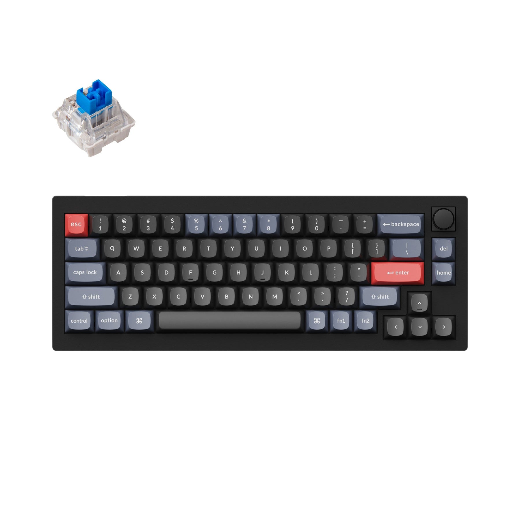 Clavier mécanique personnalisé filaire Keychron V2 QMK (disposition US ANSI)