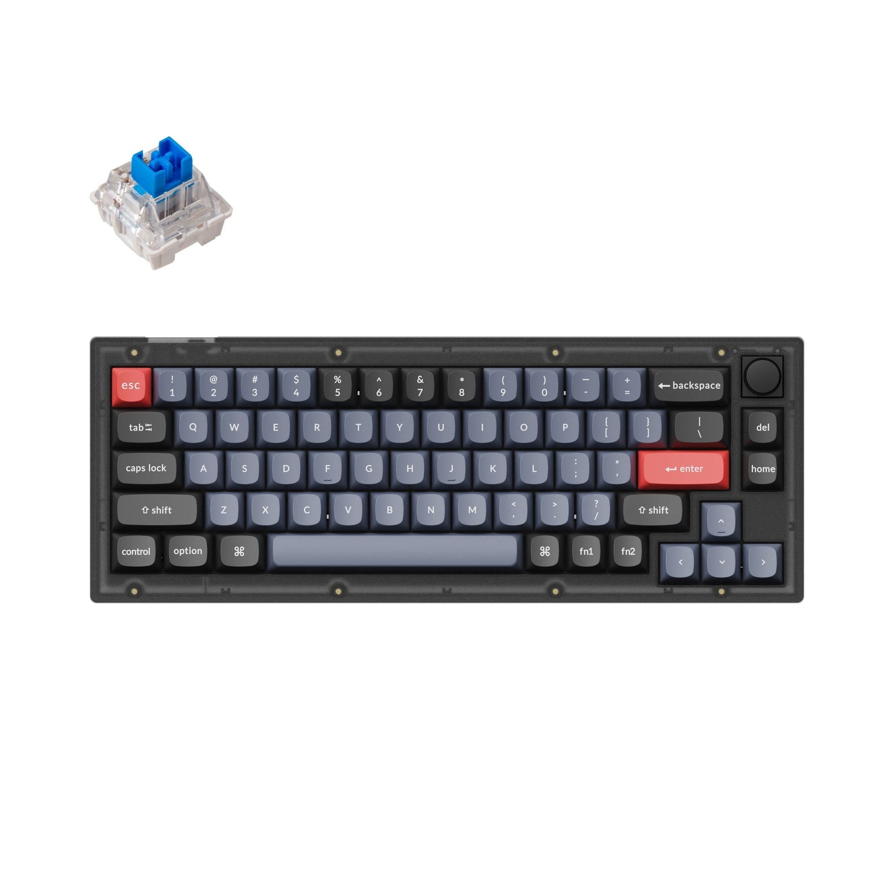 Clavier mécanique personnalisé filaire Keychron V2 QMK (disposition US ANSI)