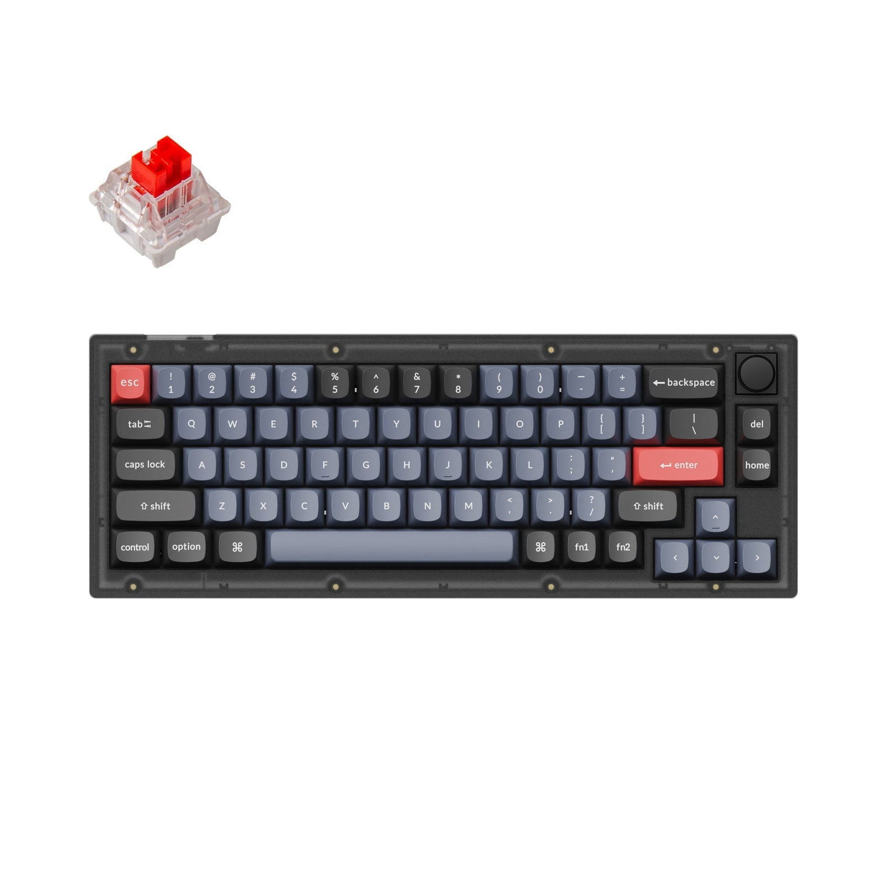 Clavier mécanique personnalisé filaire Keychron V2 QMK (disposition US ANSI)
