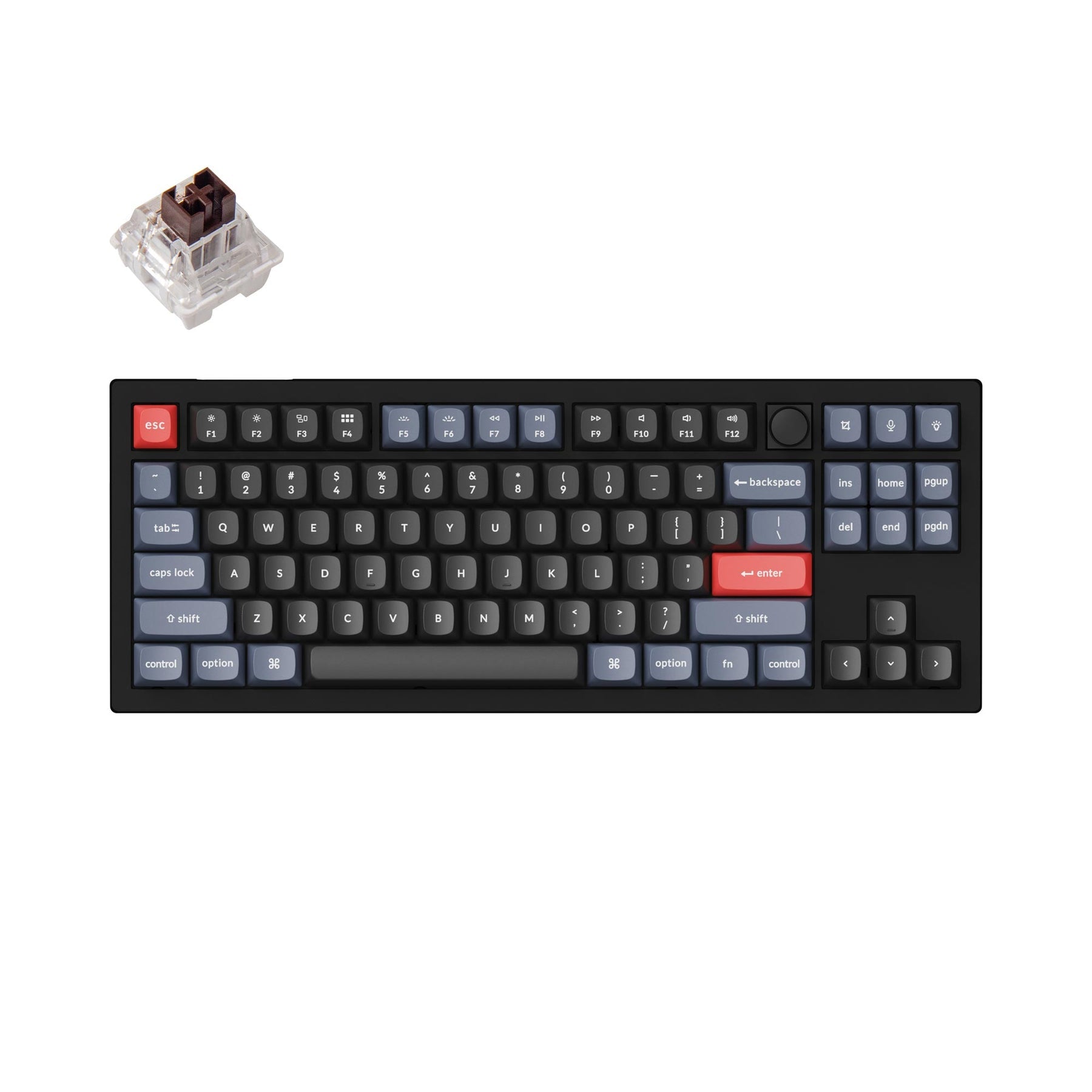 Clavier mécanique personnalisé filaire Keychron V3 QMK (disposition US ANSI)