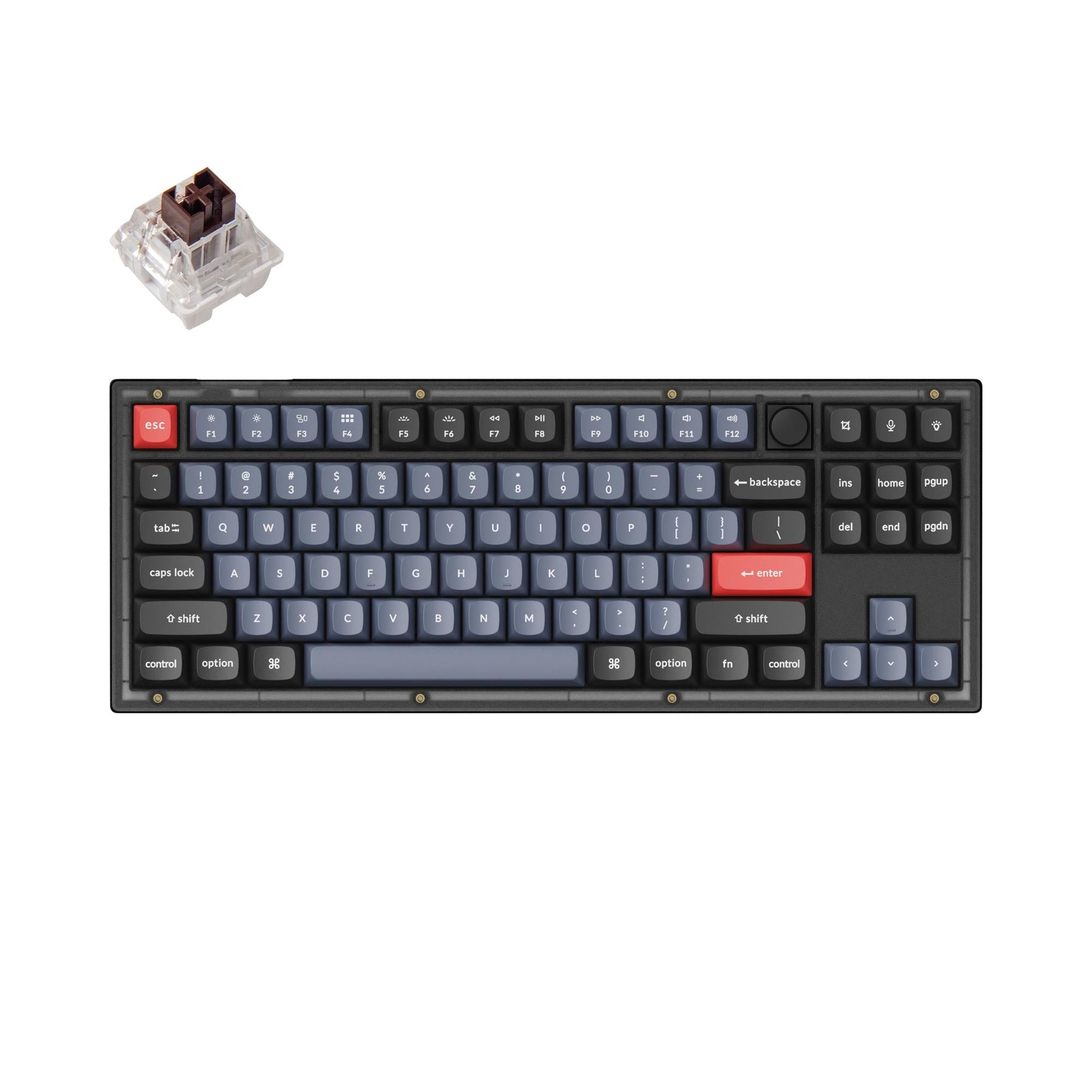 Clavier mécanique personnalisé filaire Keychron V3 QMK (disposition US ANSI)