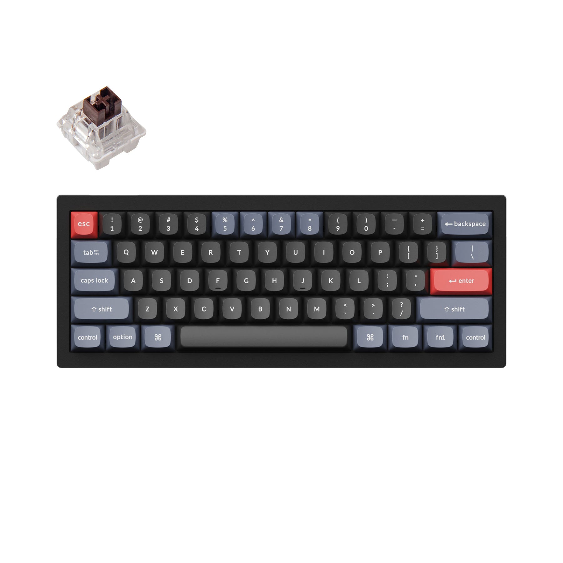 Clavier mécanique personnalisé filaire Keychron V4 QMK (disposition US ANSI)
