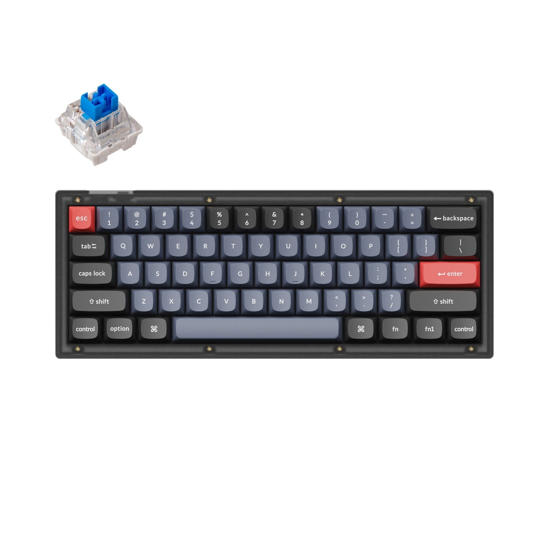 Clavier mécanique personnalisé filaire Keychron V4 QMK (disposition US ANSI)