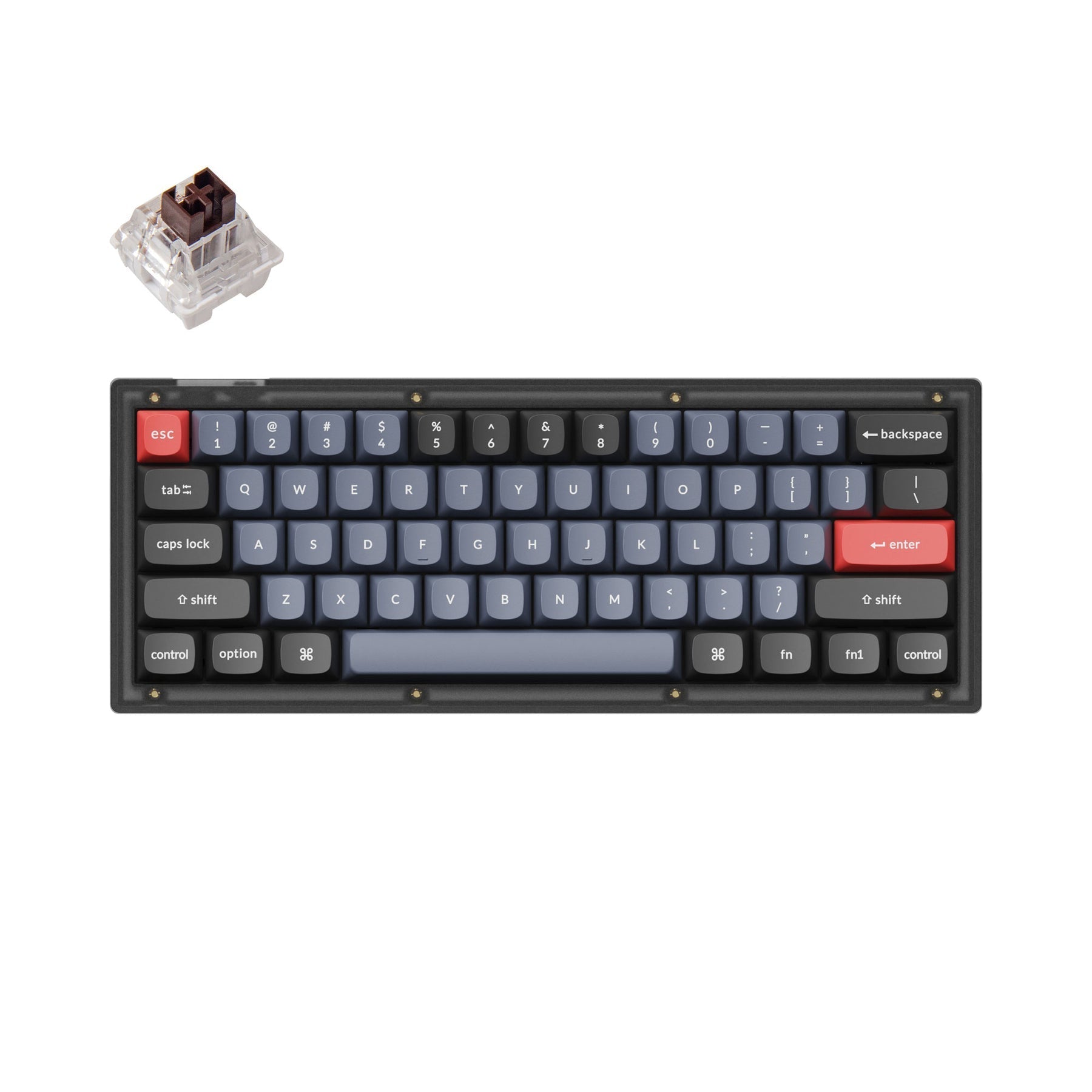 Clavier mécanique personnalisé filaire Keychron V4 QMK (disposition US ANSI)
