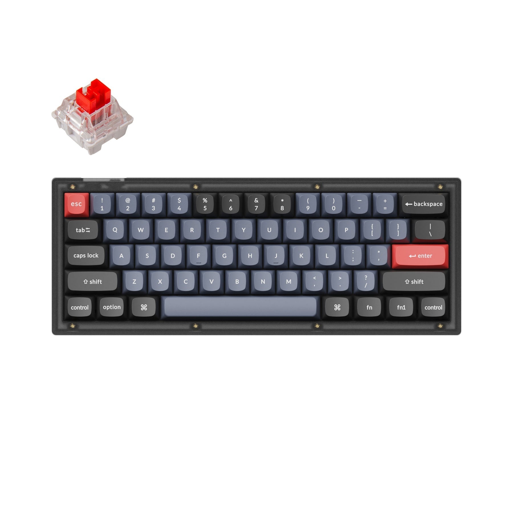 Clavier mécanique personnalisé filaire Keychron V4 QMK (disposition US ANSI)