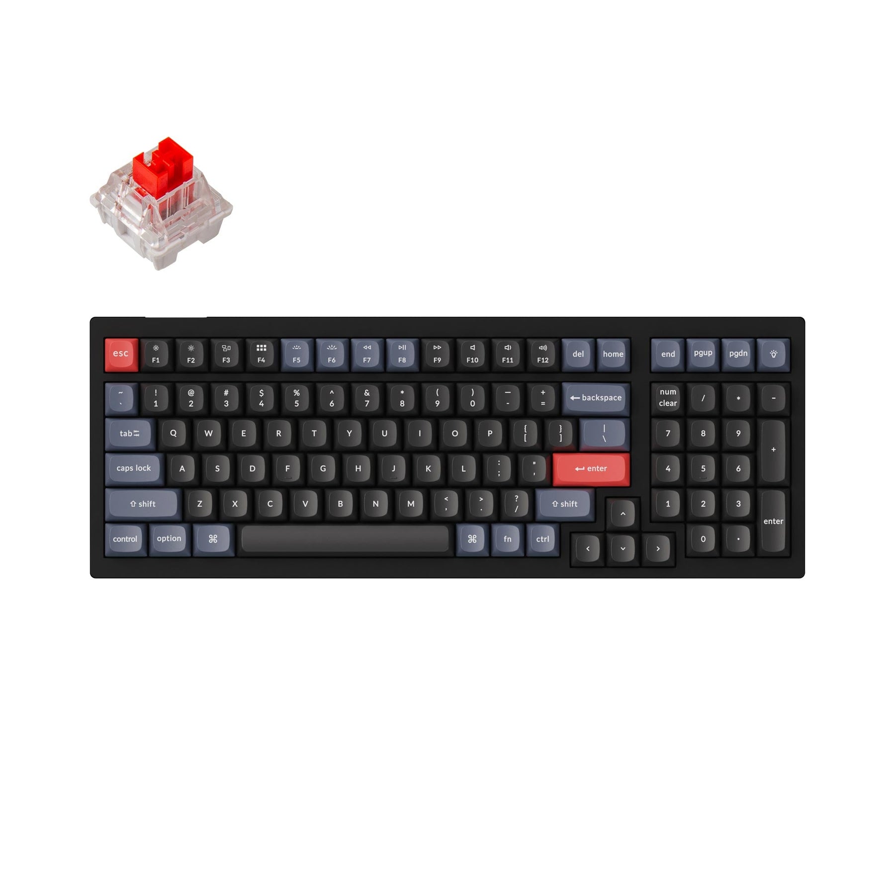 Clavier mécanique personnalisé filaire Keychron V5 QMK (disposition US ANSI)