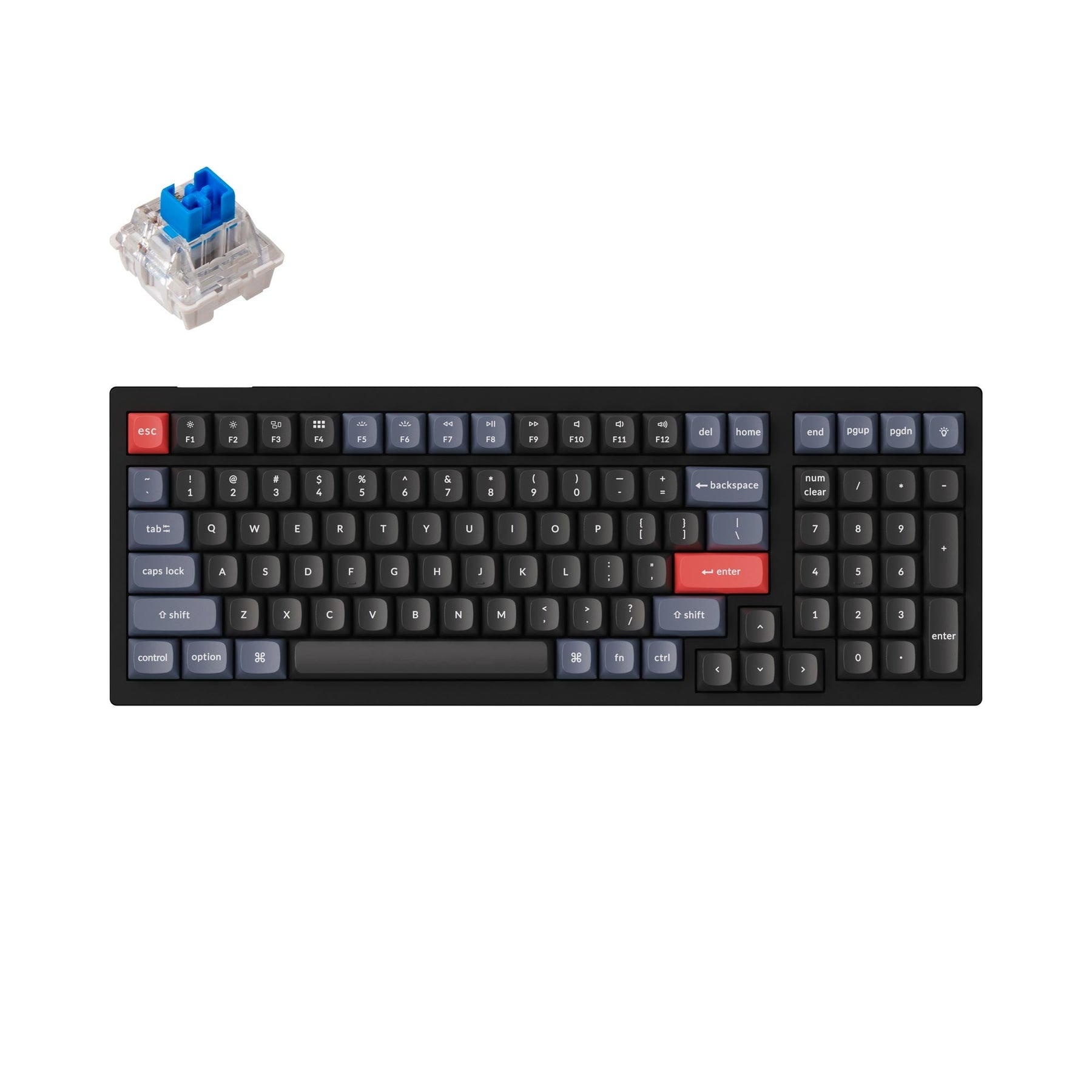 Clavier mécanique personnalisé filaire Keychron V5 QMK (disposition US ANSI)