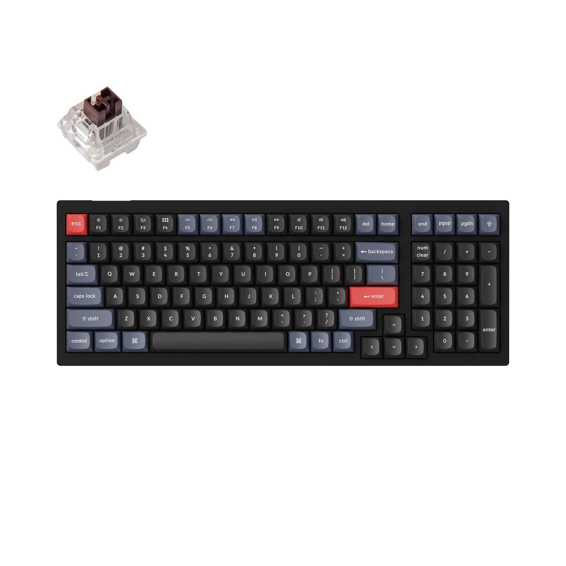 Clavier mécanique personnalisé filaire Keychron V5 QMK (disposition US ANSI)