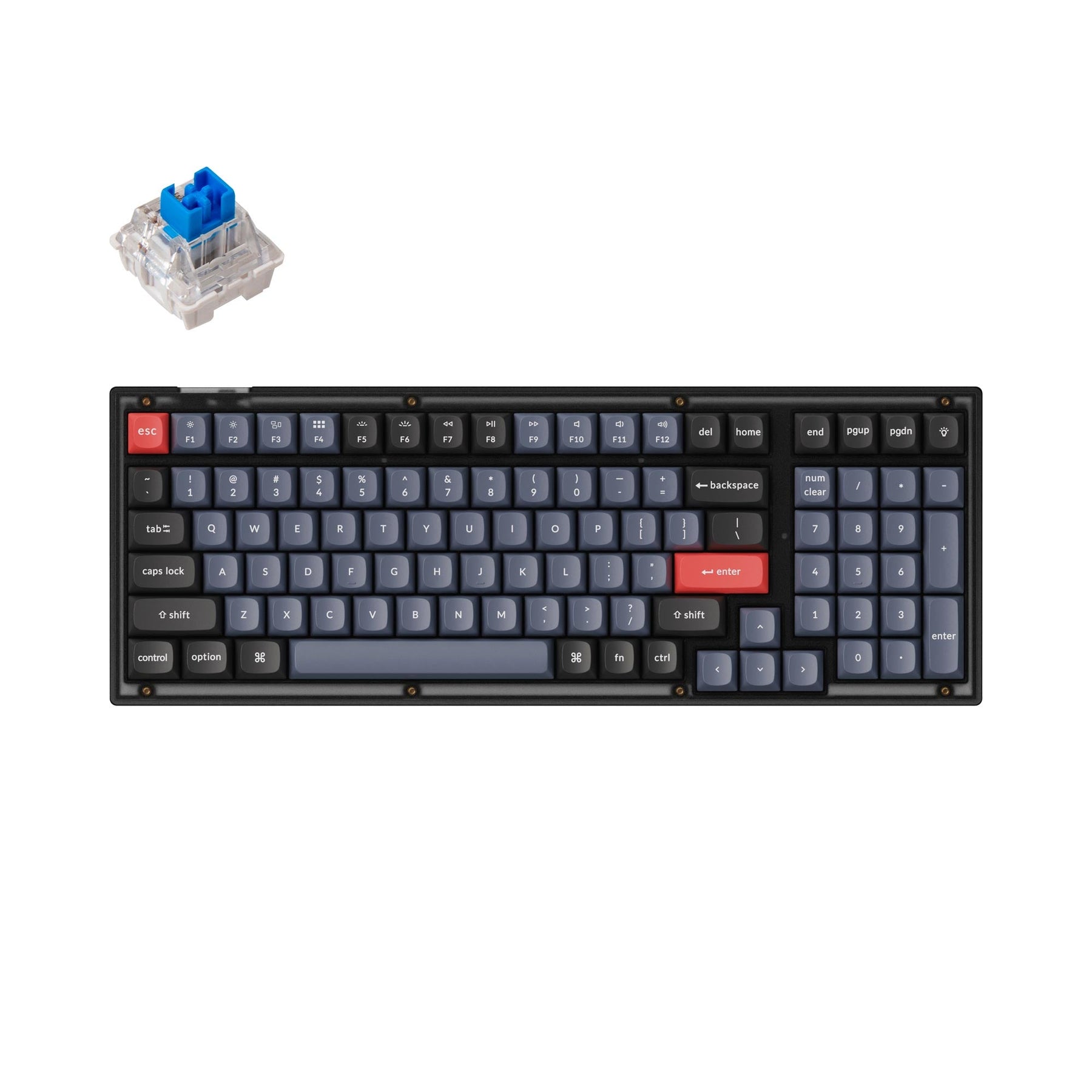 Clavier mécanique personnalisé filaire Keychron V5 QMK (disposition US ANSI)