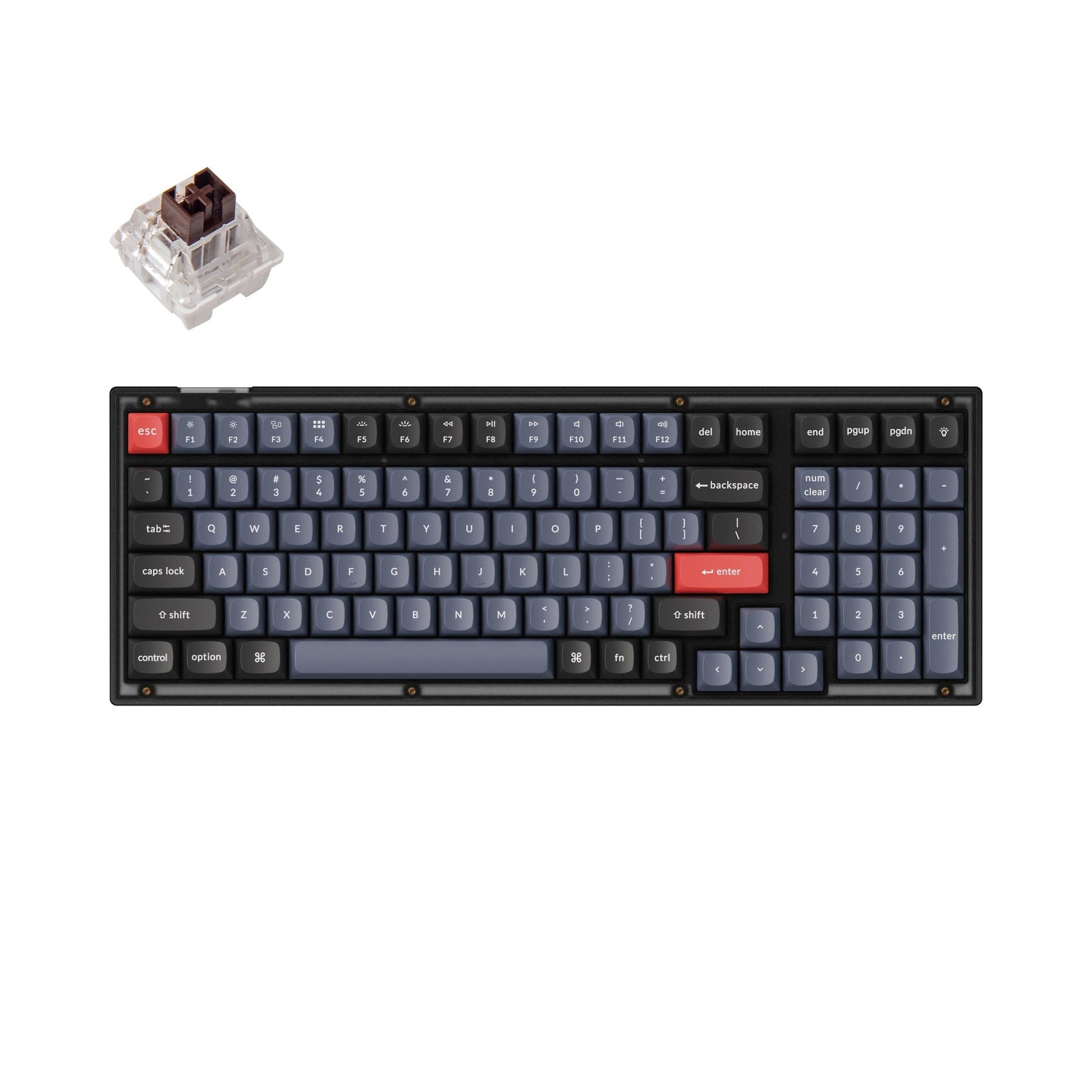 Clavier mécanique personnalisé filaire Keychron V5 QMK (disposition US ANSI)