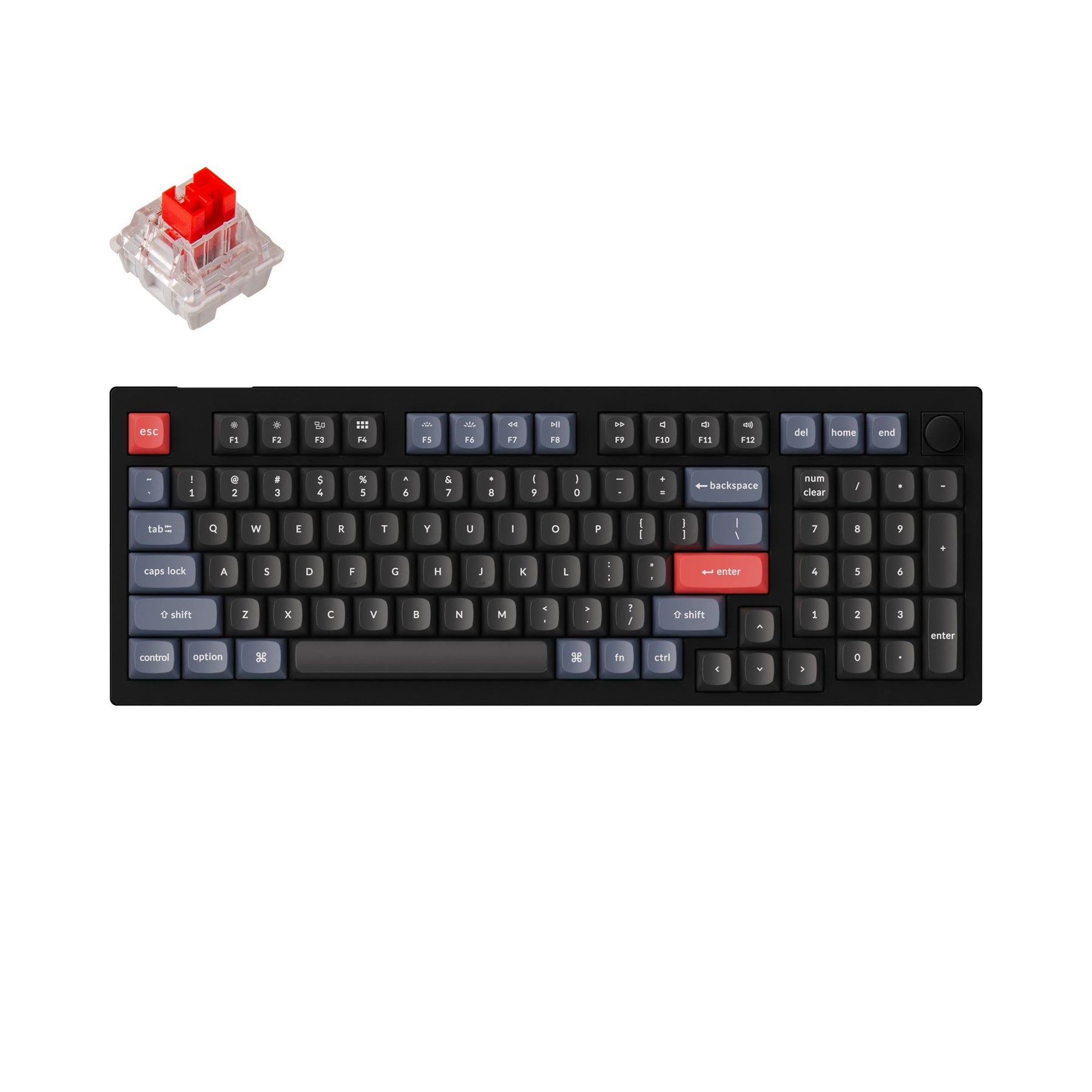 Clavier mécanique personnalisé filaire Keychron V5 QMK (disposition US ANSI)