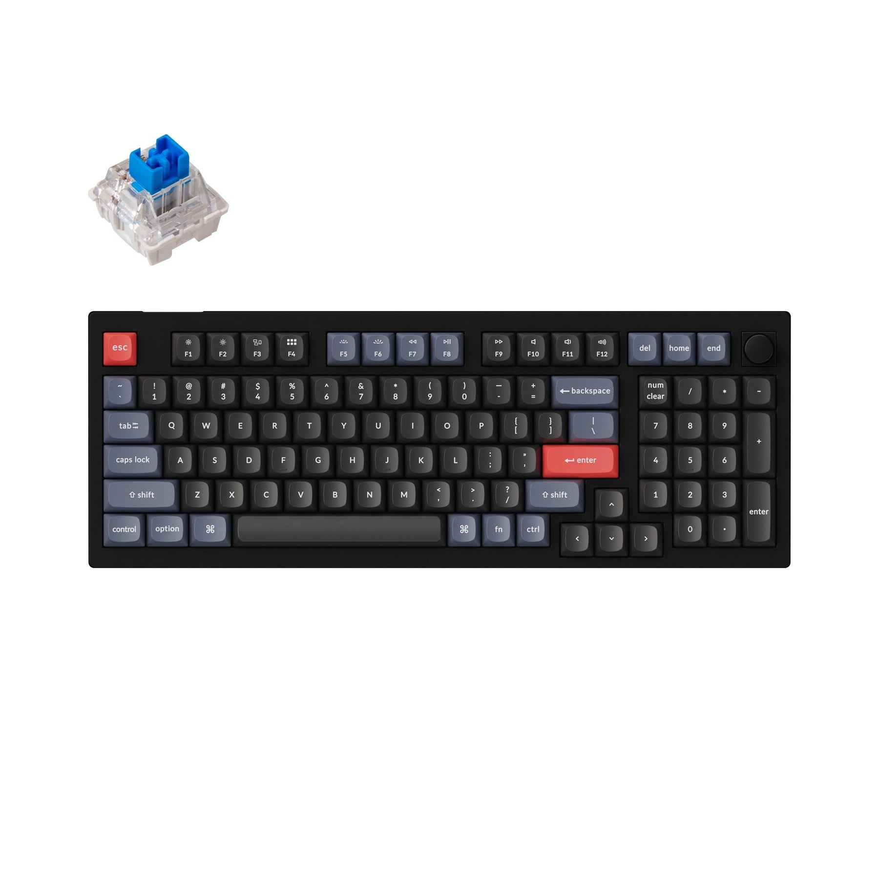 Clavier mécanique personnalisé filaire Keychron V5 QMK (disposition US ANSI)