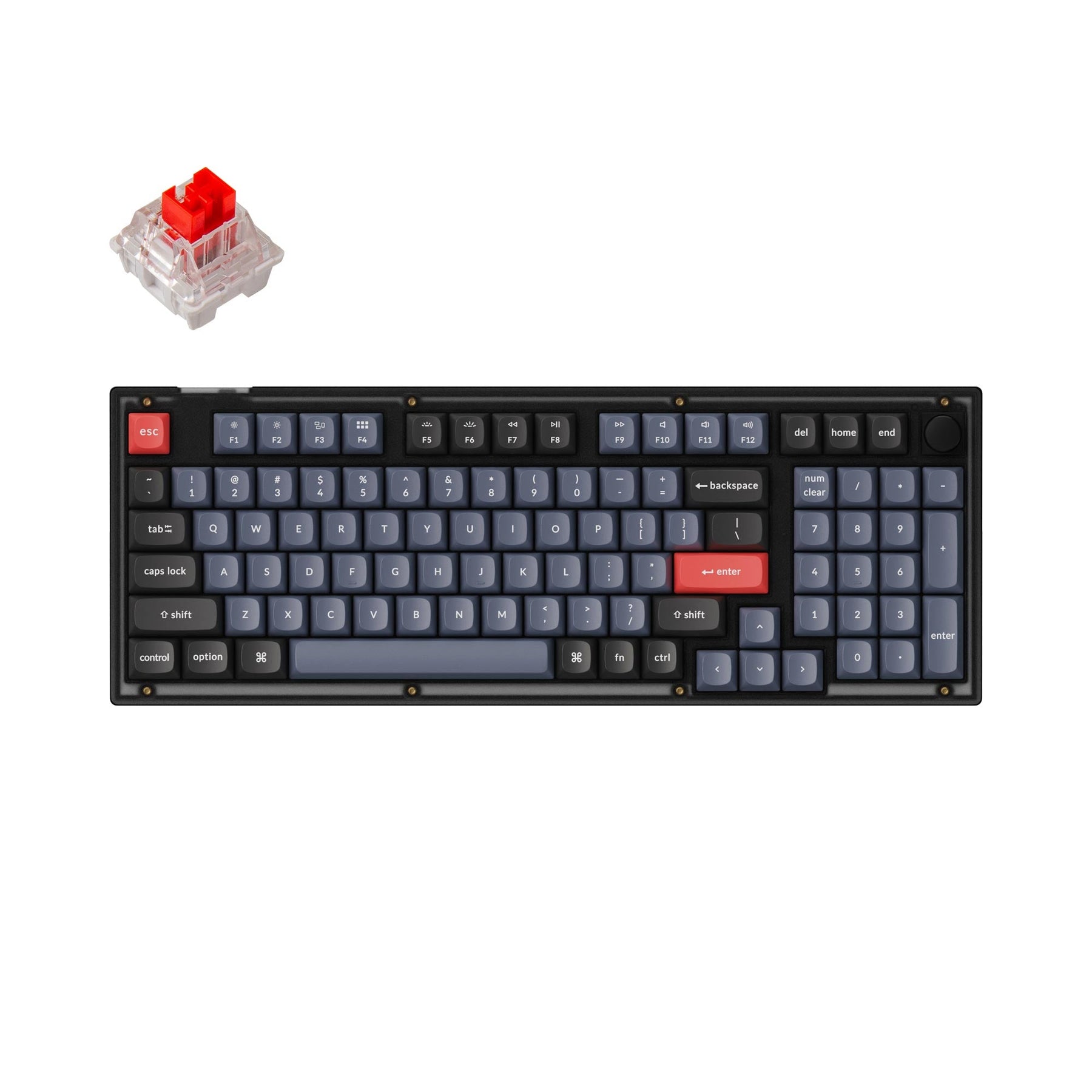 Clavier mécanique personnalisé filaire Keychron V5 QMK (disposition US ANSI)