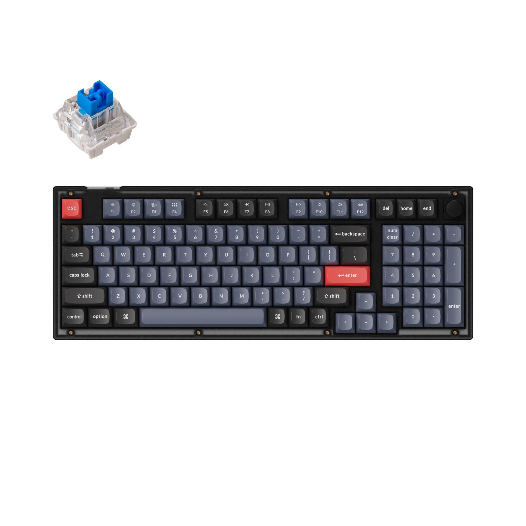 Clavier mécanique personnalisé filaire Keychron V5 QMK (disposition US ANSI)