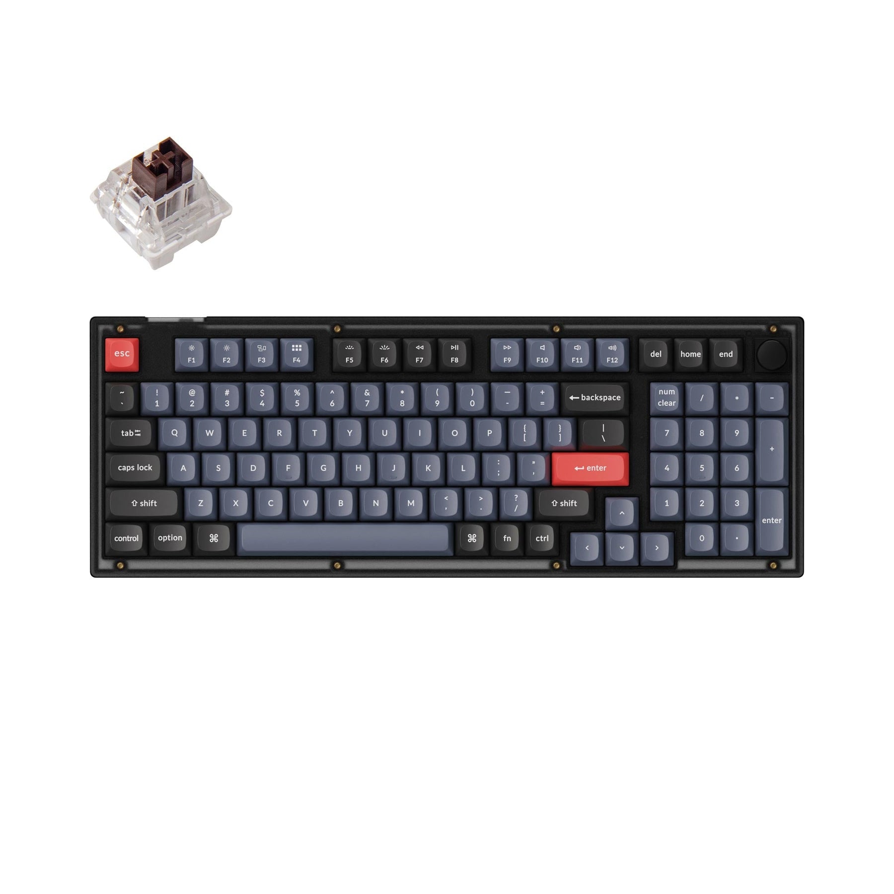 Clavier mécanique personnalisé filaire Keychron V5 QMK (disposition US ANSI)