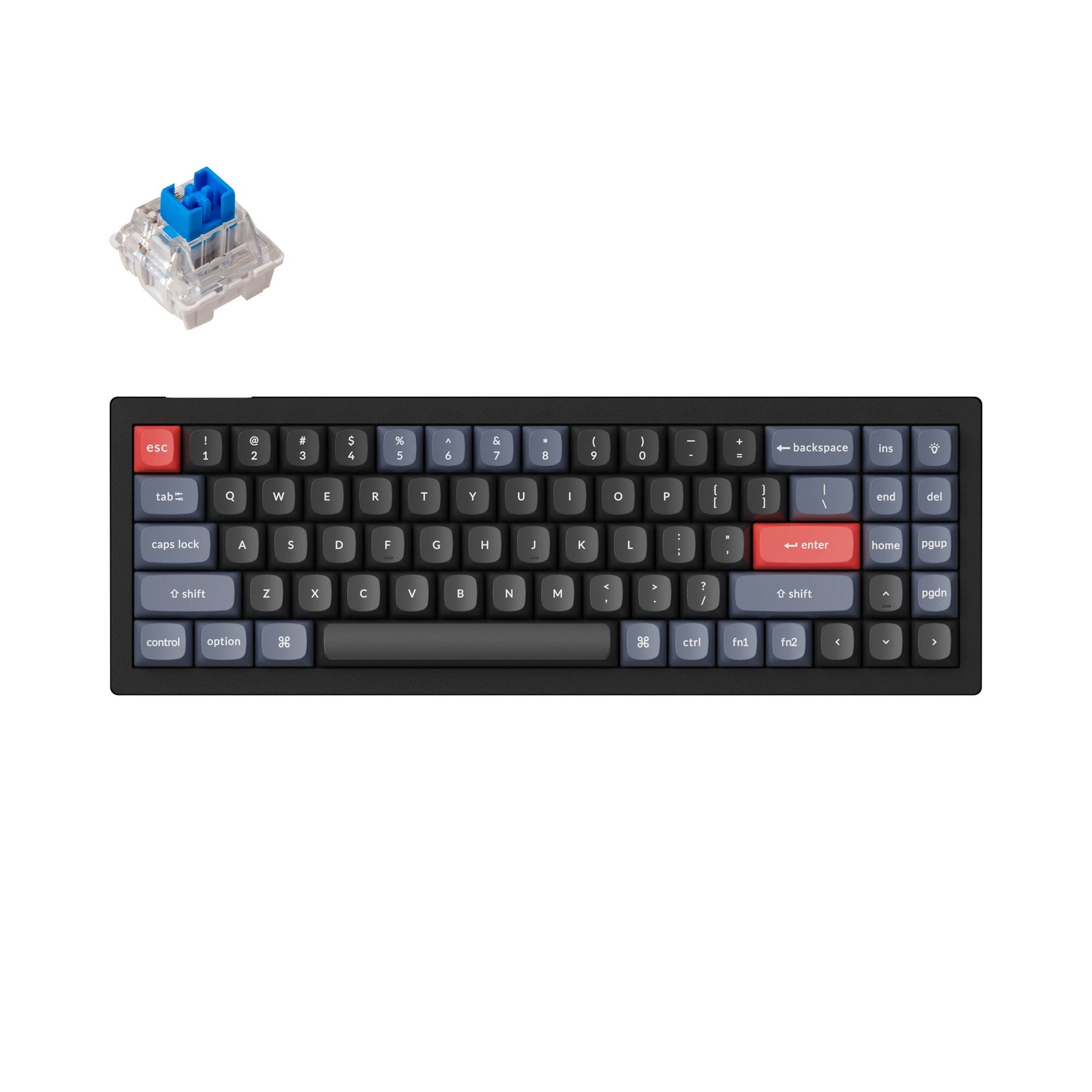 Clavier mécanique personnalisé filaire Keychron V7 QMK (disposition US ANSI)