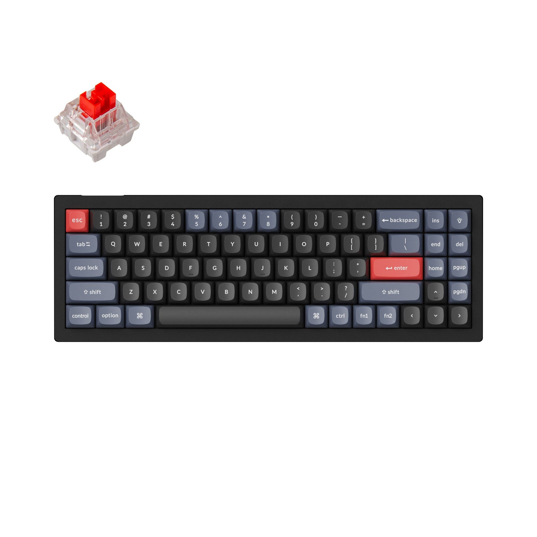 Clavier mécanique personnalisé filaire Keychron V7 QMK (disposition US ANSI)