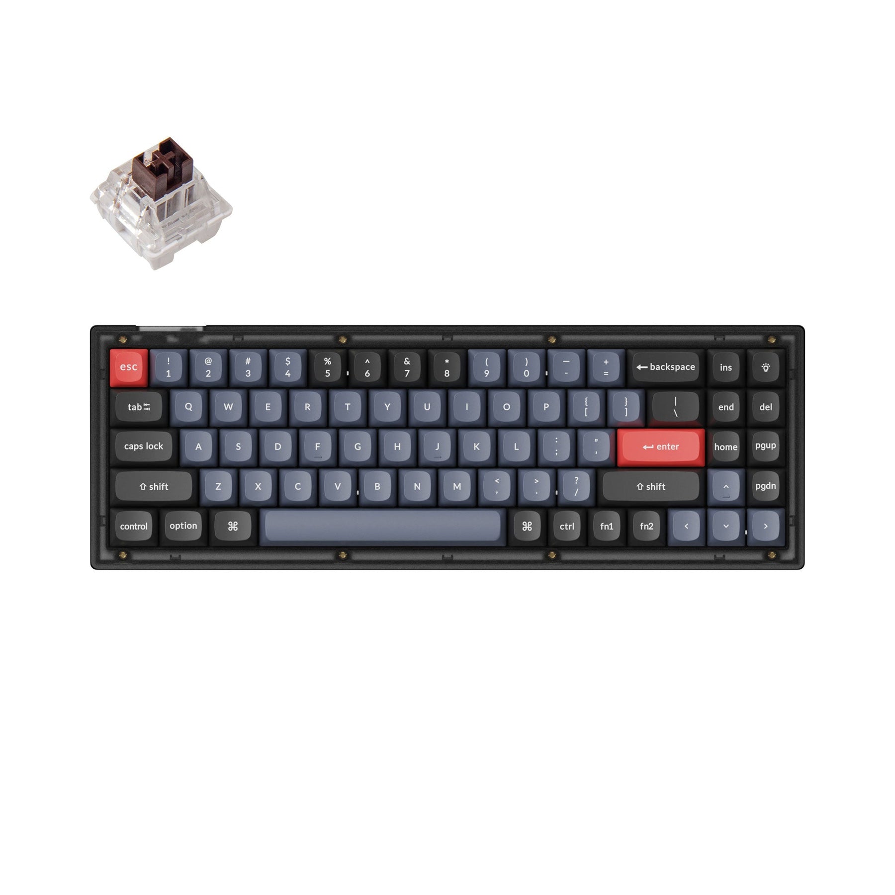 Keychron V7 QMK Wired Custom Mechanical Keyboard(US ANSI Layout)