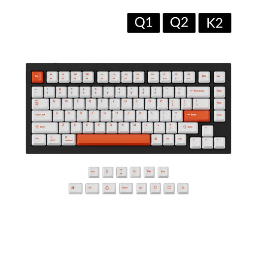 Jeu de touches OEM Dye-Sub PBT - Orange