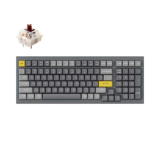 Keychron Q5 QMK Wired Custom Mechanical Keyboard(US ANSI Layout)