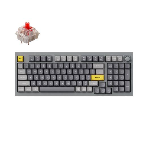 Keychron Q5 QMK Wired Custom Mechanical Keyboard(US ANSI Layout)