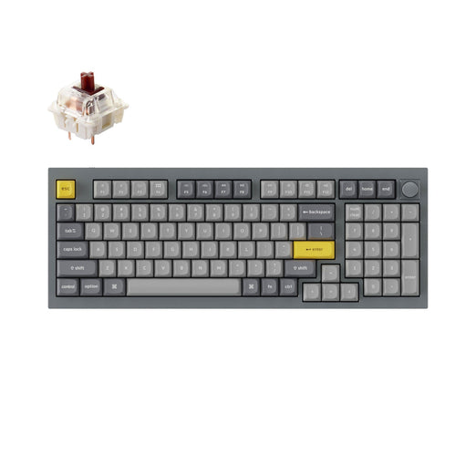 Keychron Q5 QMK Wired Custom Mechanical Keyboard(US ANSI Layout)